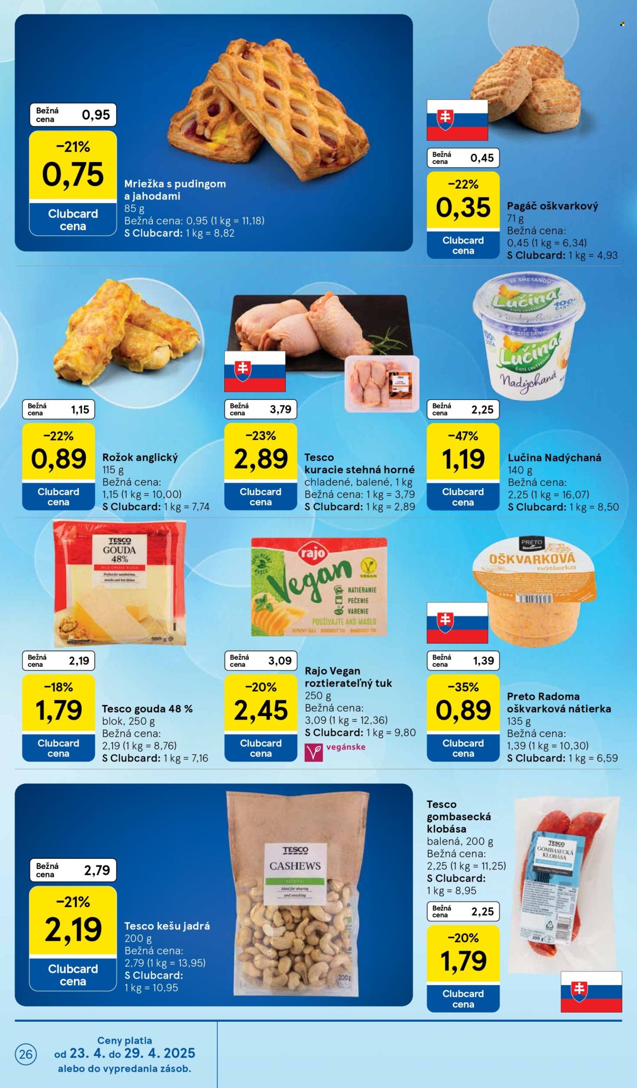 Leták TESCO supermarket - 23.4.2025 - 29.4.2025. Strana 26