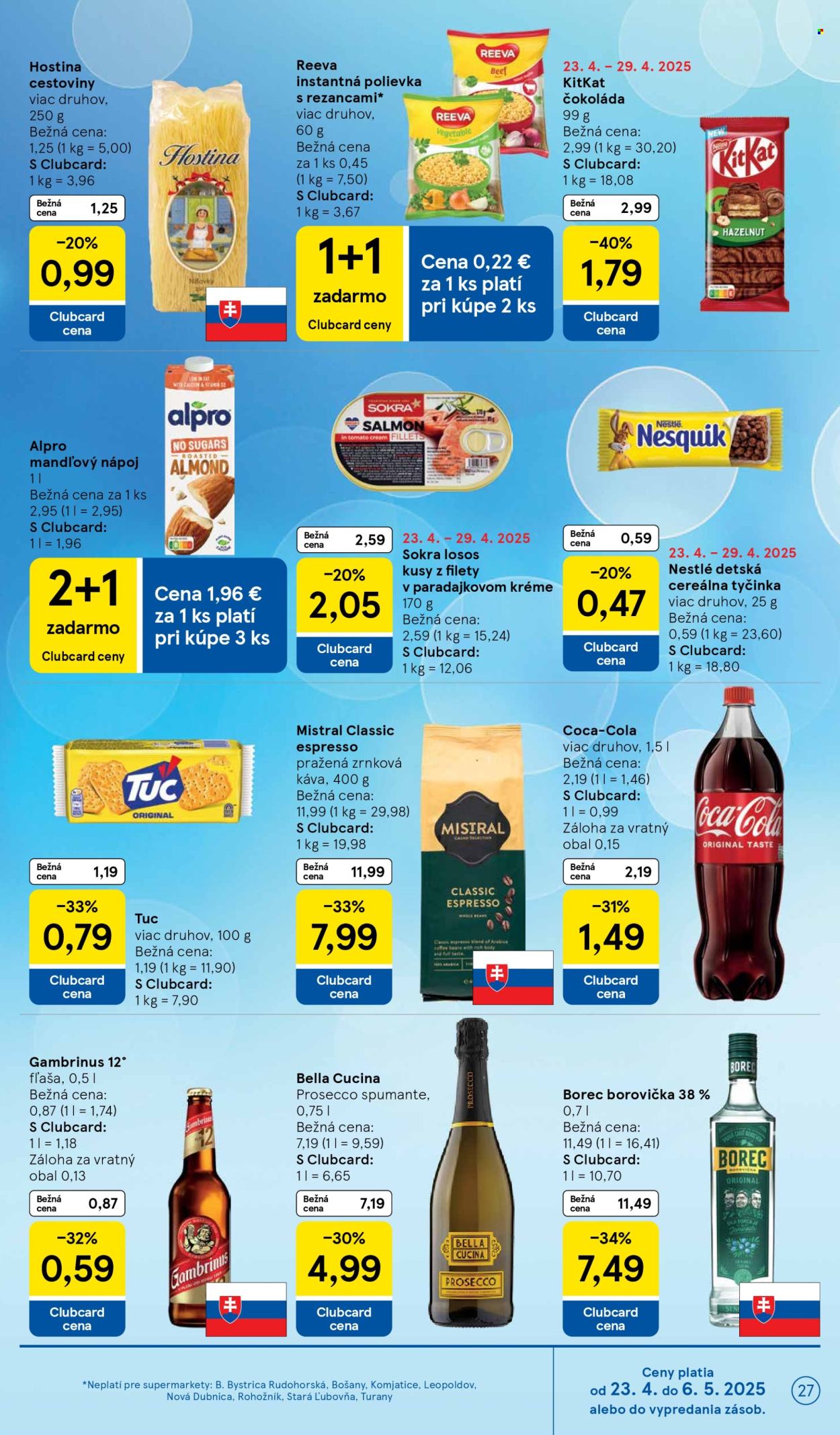Leták TESCO supermarket - 23.4.2025 - 29.4.2025. Strana 27