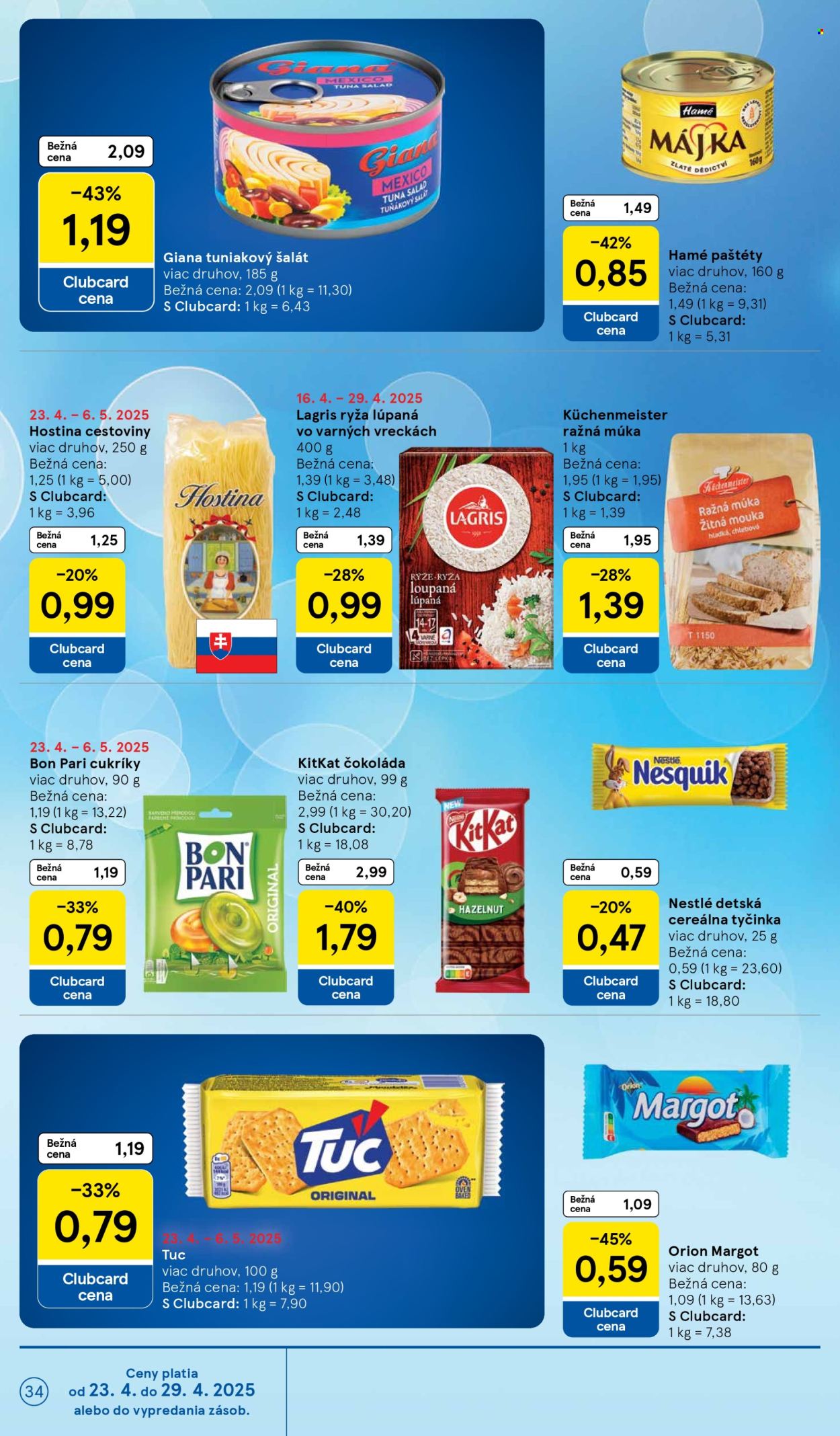 Leták TESCO - 23.4.2025 - 29.4.2025. Strana 34