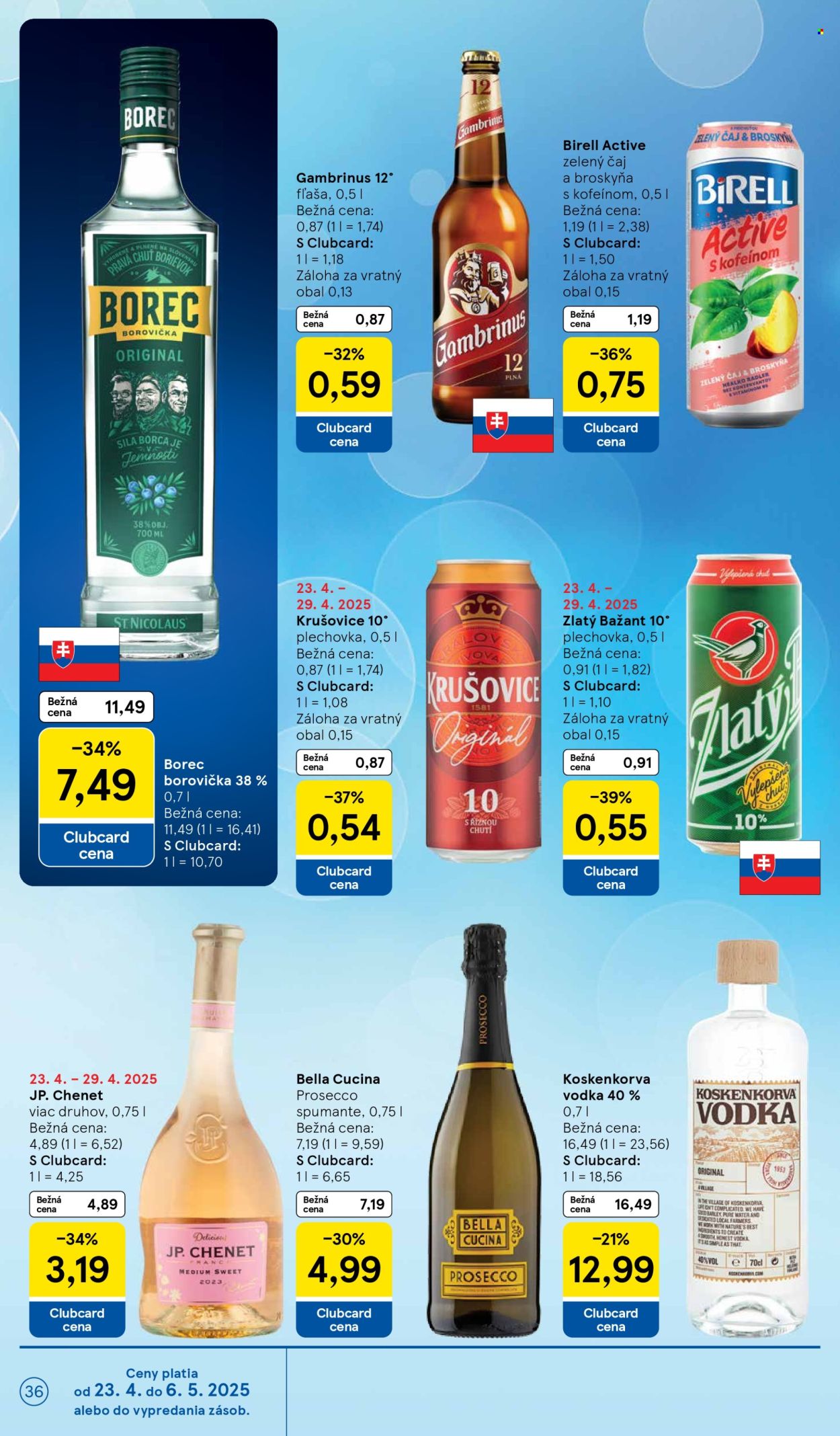 Leták TESCO - 23.4.2025 - 29.4.2025. Strana 36