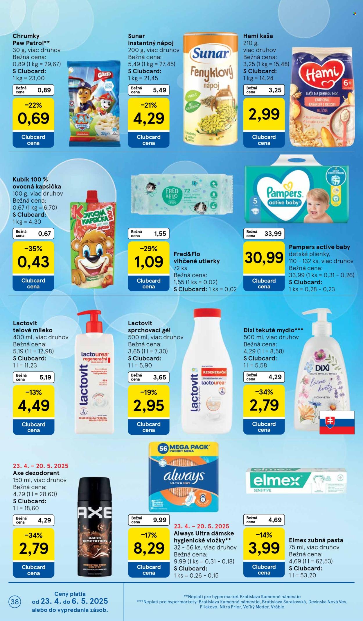 Leták TESCO - 23.4.2025 - 29.4.2025. Strana 38