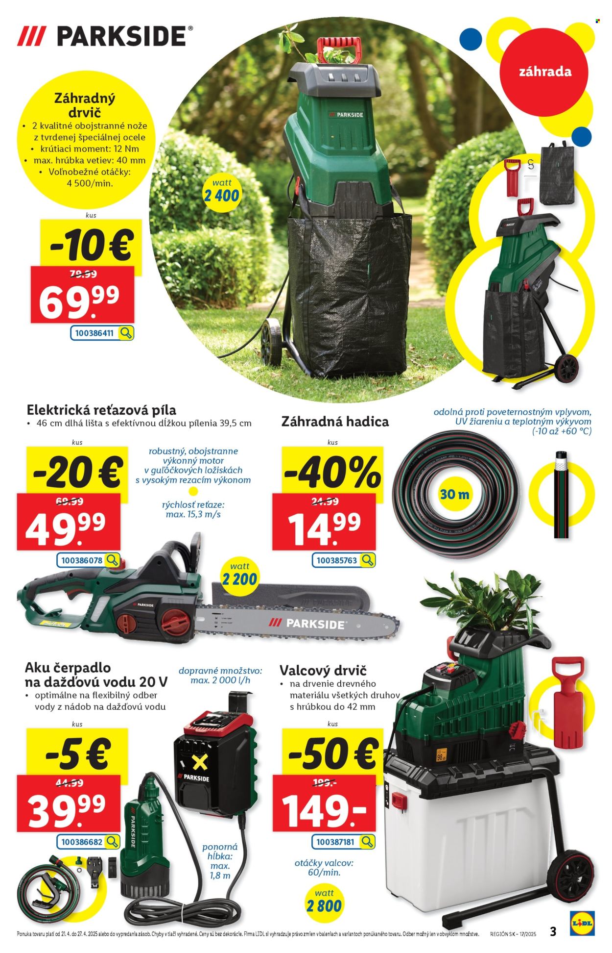 Leták Lidl - 21.4.2025 - 27.4.2025. Strana 3