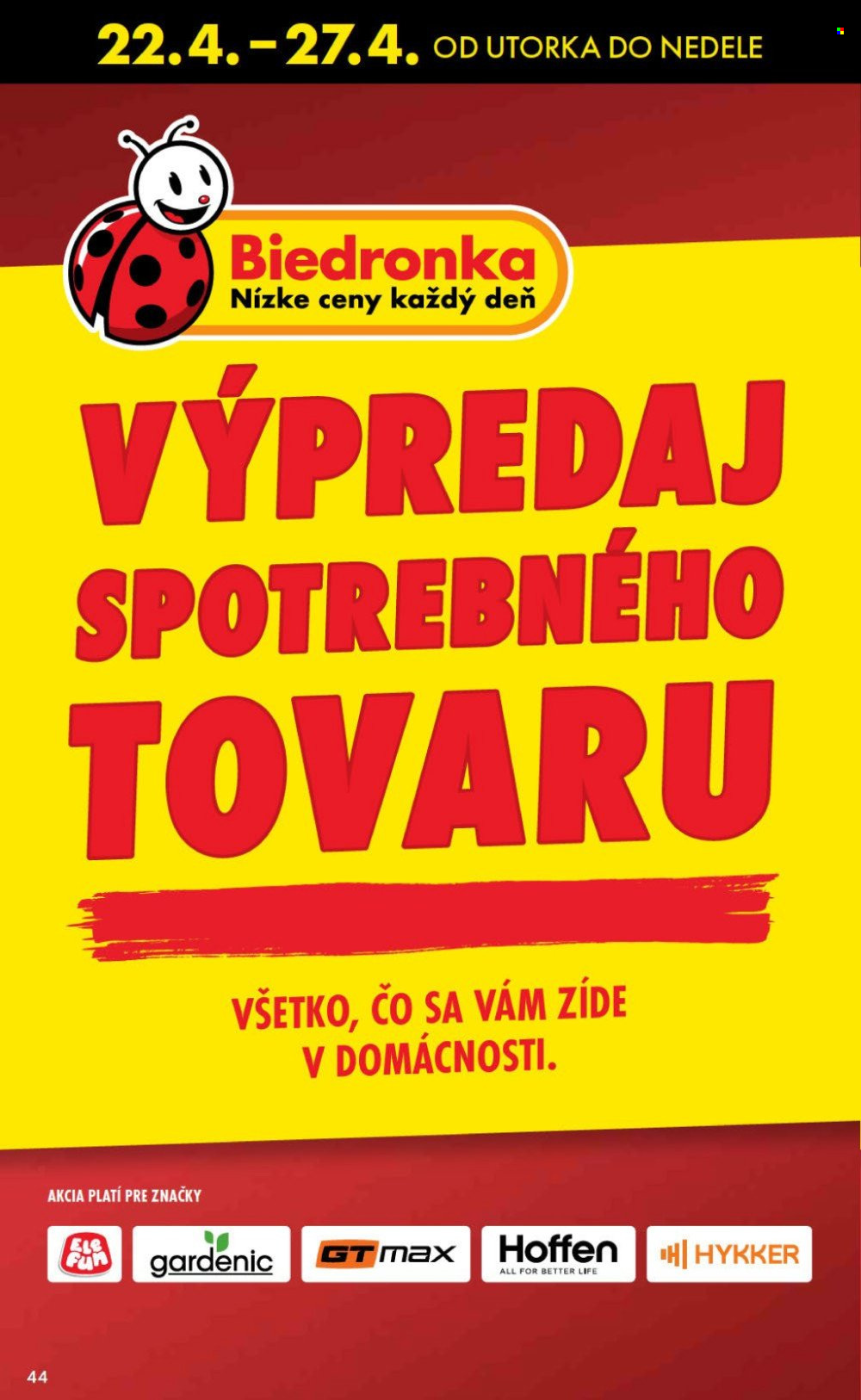 Leták Biedronka - 22.4.2025 - 27.4.2025. Strana 44