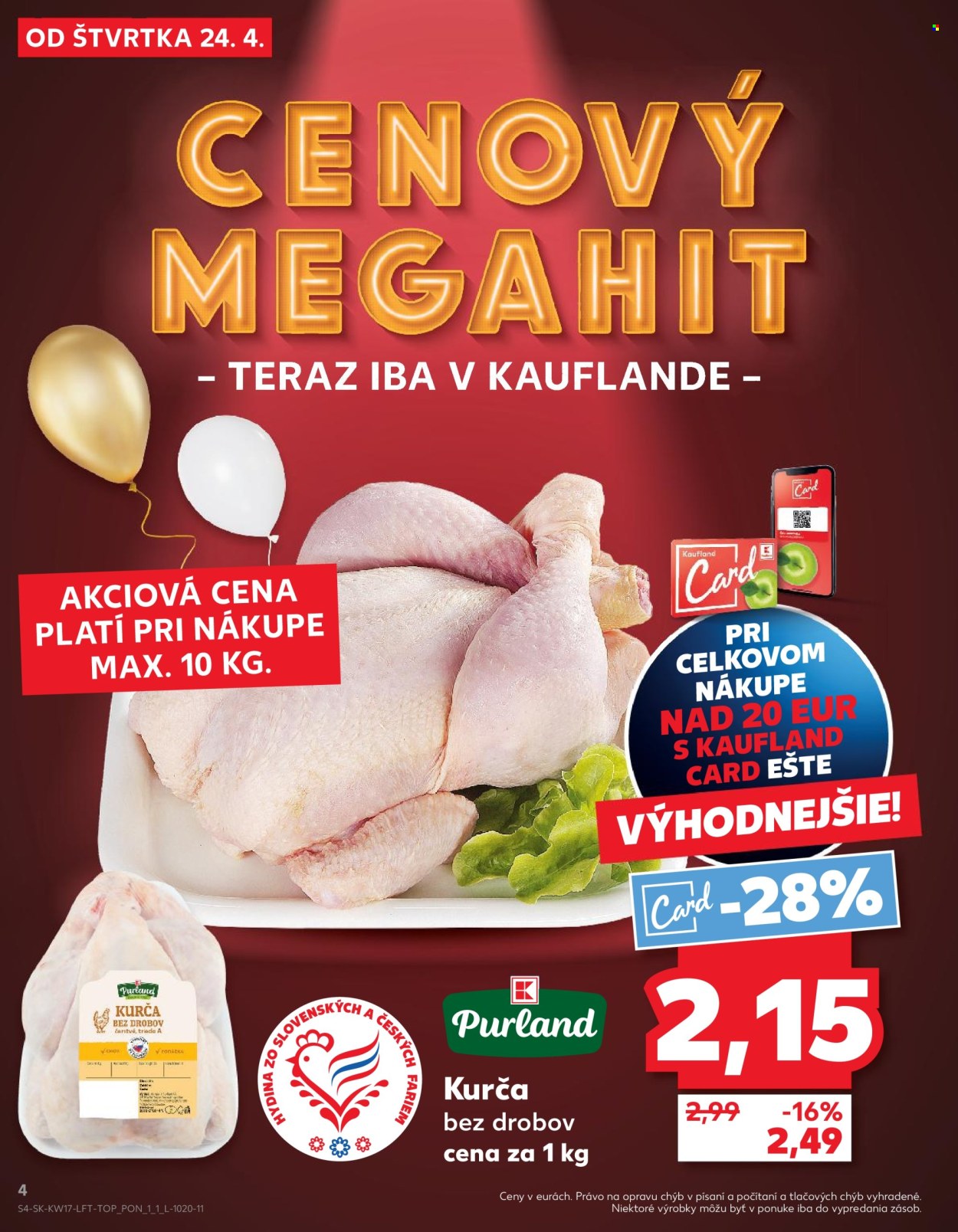 Leták Kaufland - 24.4.2025 - 29.4.2025. Strana 4