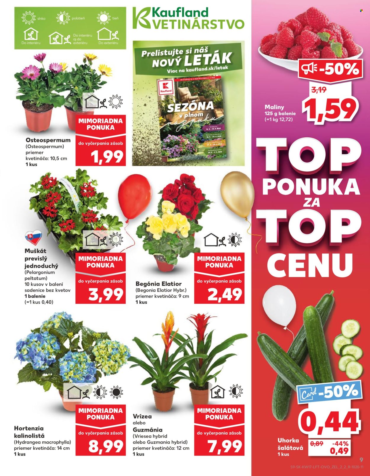 Leták Kaufland - 24.4.2025 - 29.4.2025. Strana 9