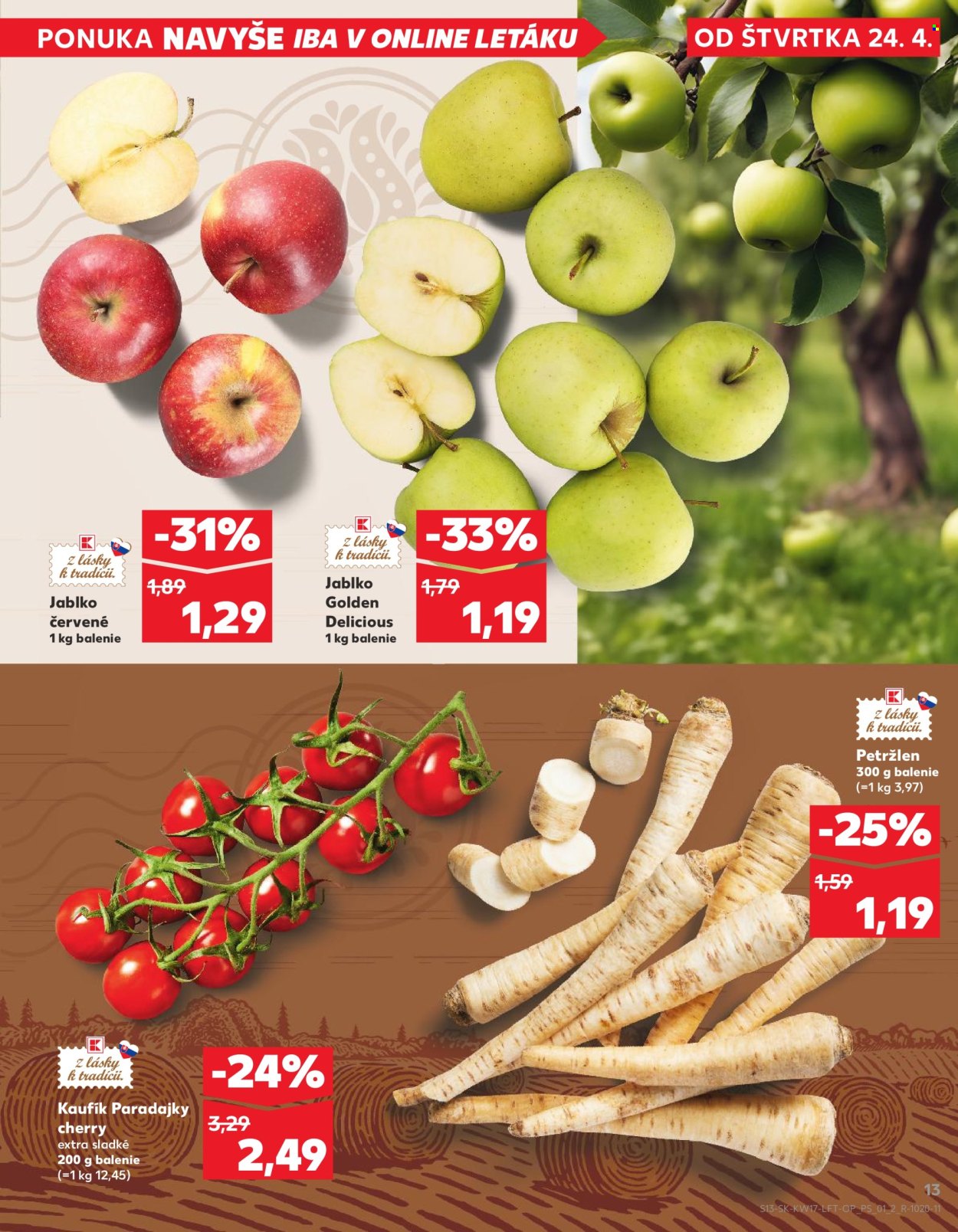 Leták Kaufland - 24.4.2025 - 29.4.2025. Strana 13