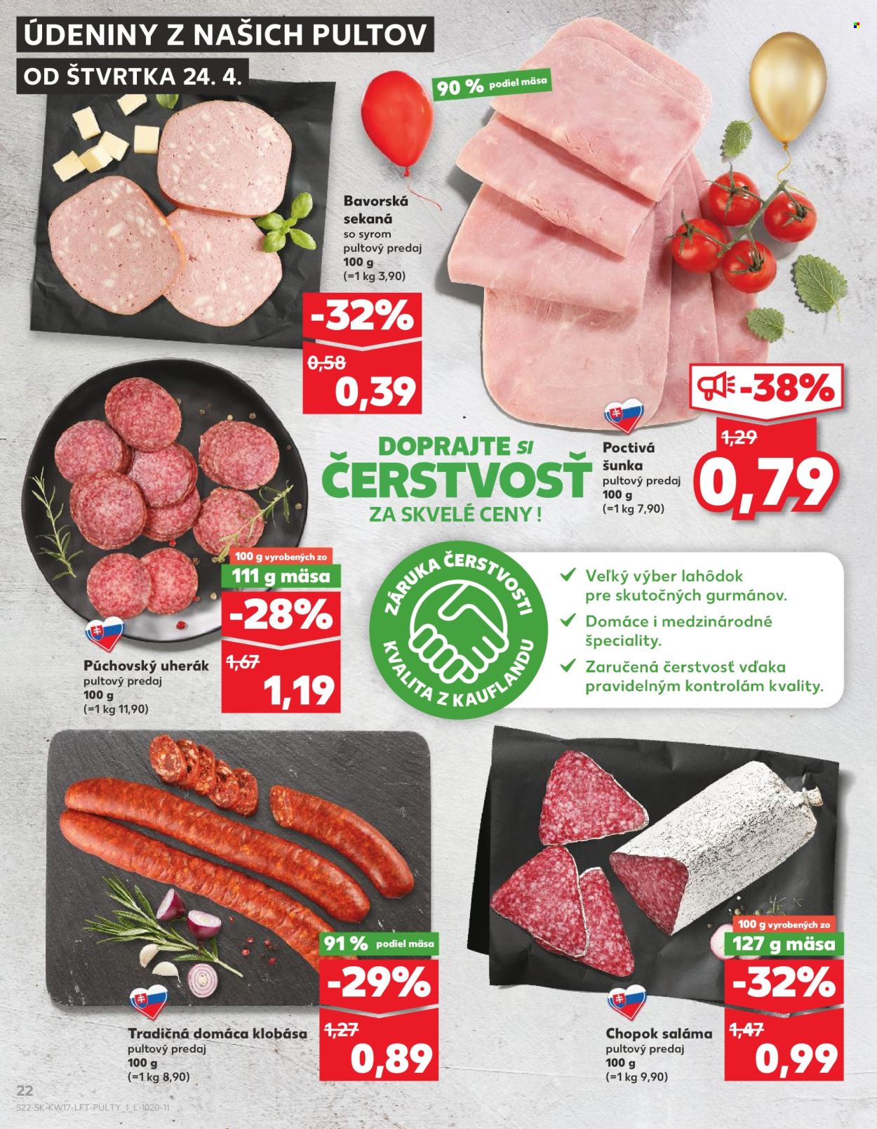 Leták Kaufland - 24.4.2025 - 29.4.2025. Strana 22