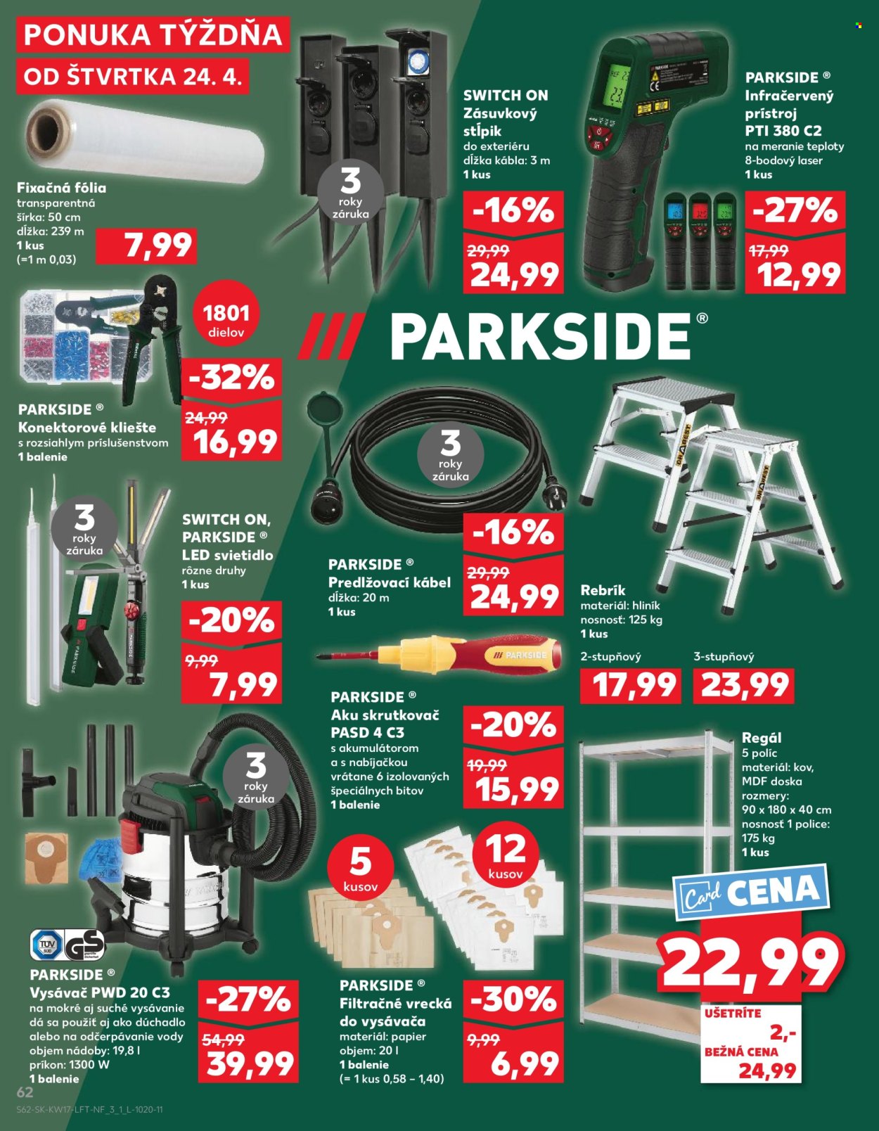 Leták Kaufland - 24.4.2025 - 29.4.2025. Strana 62