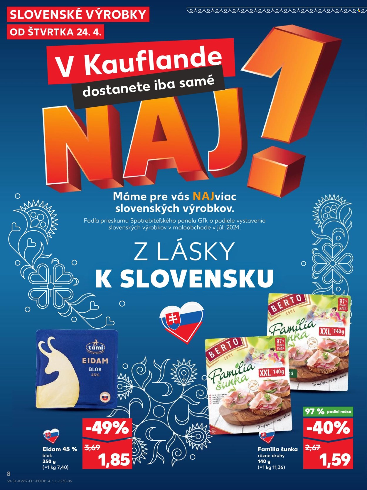Leták Kaufland - 24.4.2025 - 29.4.2025. Strana 8