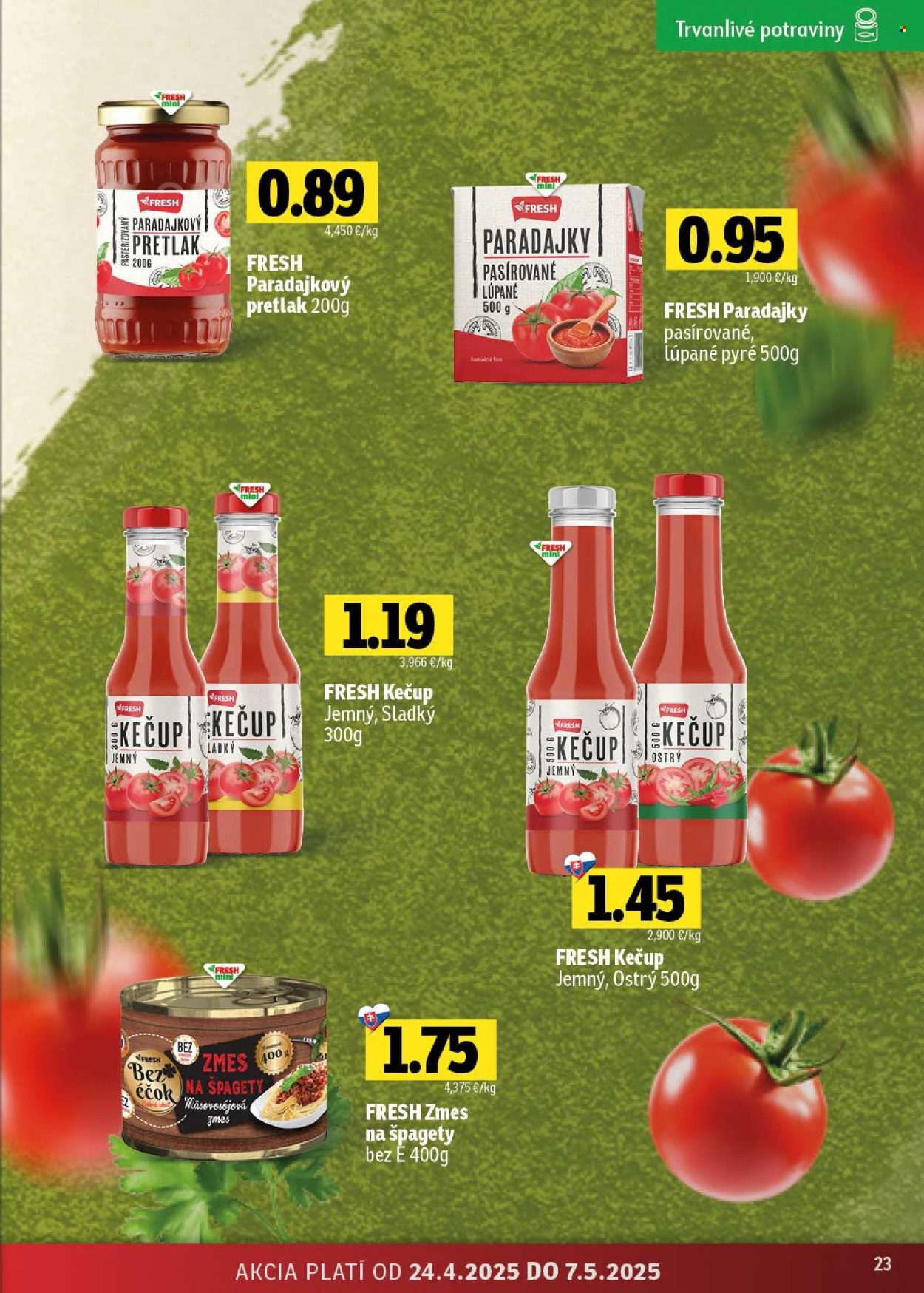 Leták FRESH - 24.4.2025 - 7.5.2025. Strana 23