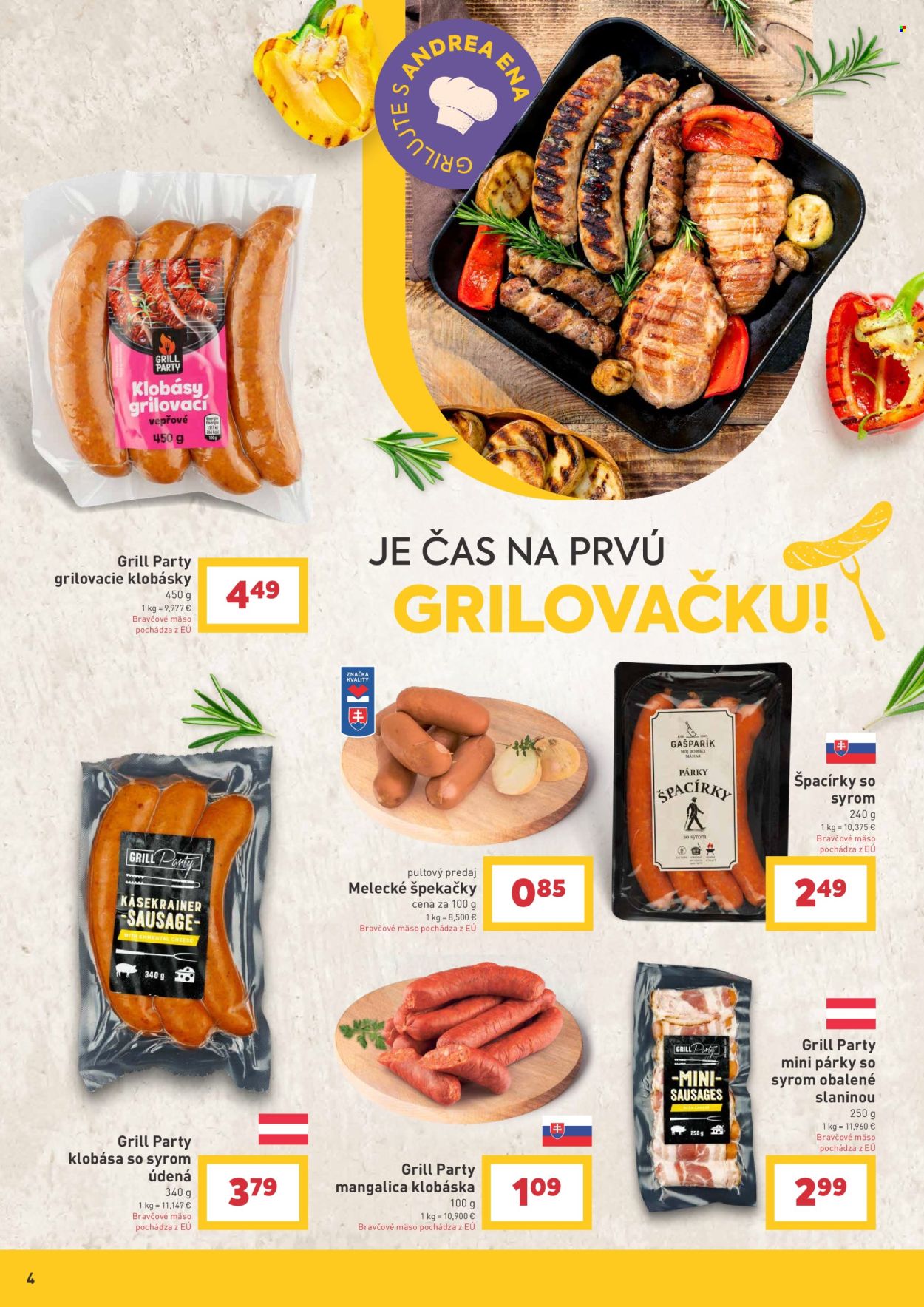 Leták Billa - 23.4.2025 - 27.5.2025. Strana 4
