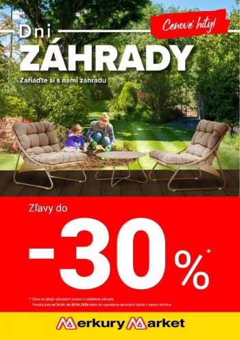 Leták Merkury Market - 24.4.2025 - 30.4.2025.