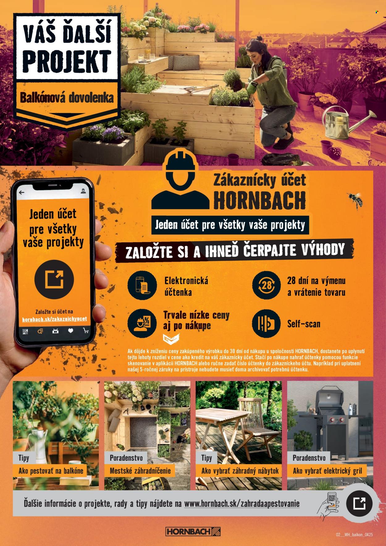 Leták Hornbach - 23.4.2025 - 7.5.2025. Strana 2