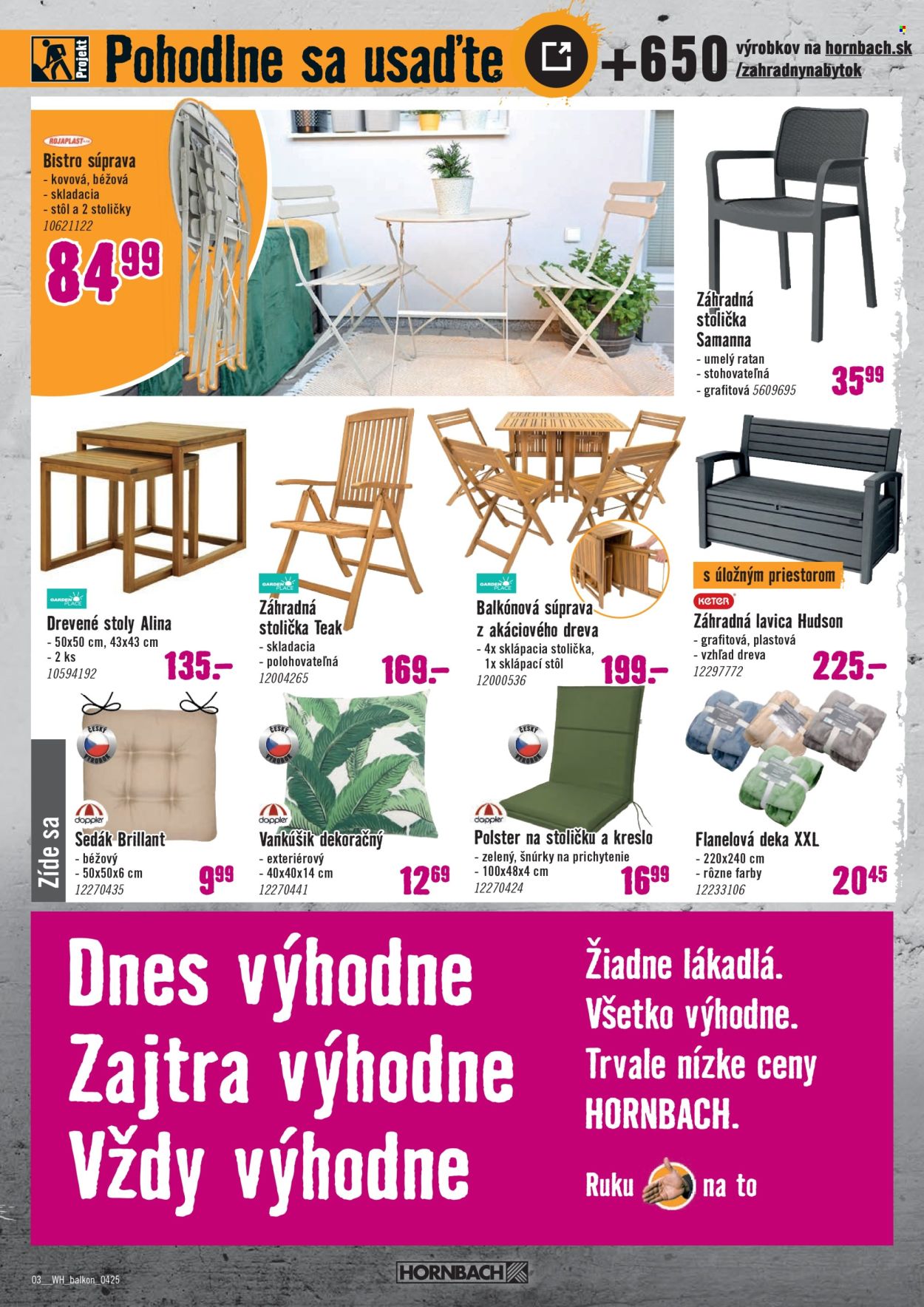 Leták Hornbach - 23.4.2025 - 7.5.2025. Strana 3
