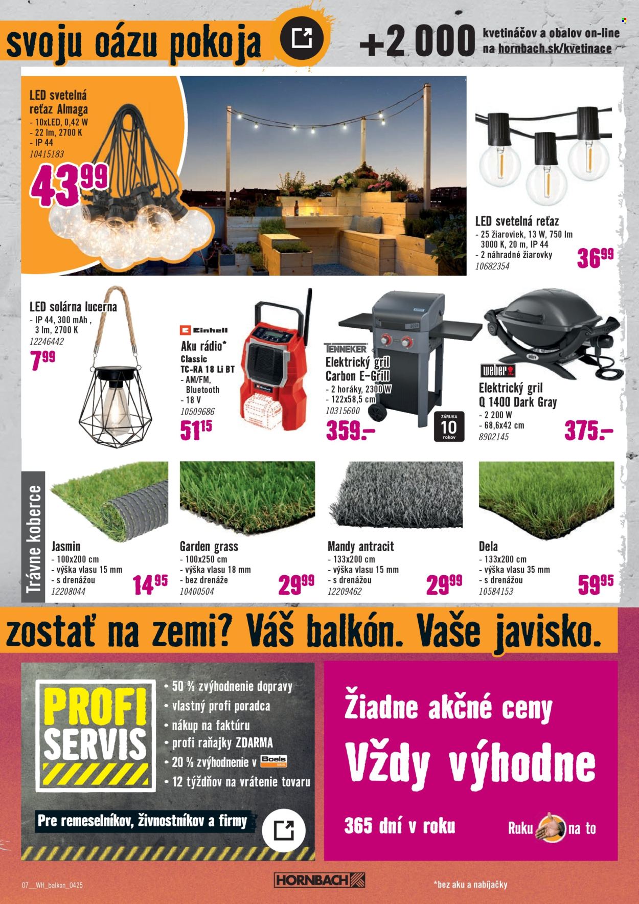 Leták Hornbach - 23.4.2025 - 7.5.2025. Strana 7