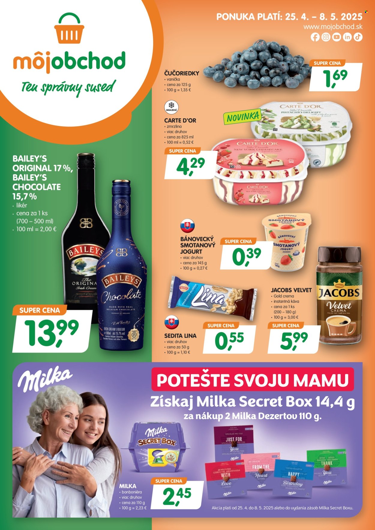 Leták Môj obchod - 25.4.2025 - 8.5.2025. Strana 1