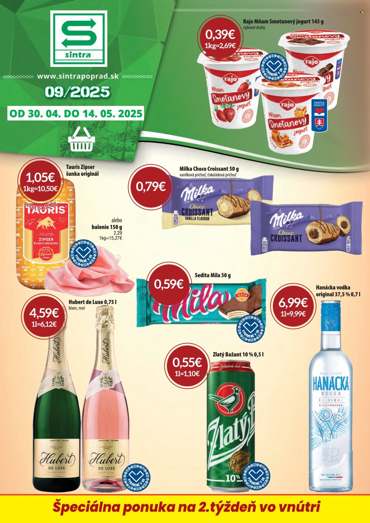Leták Sintra - 30.4.2025 - 14.5.2025. Strana 1