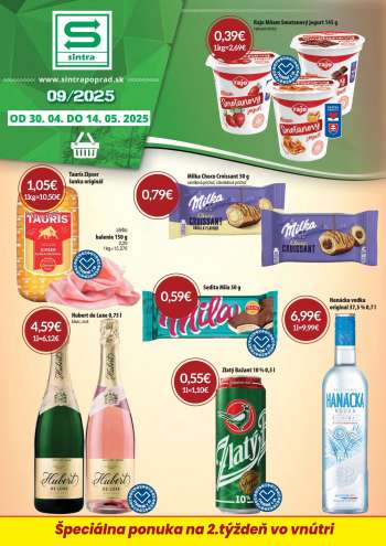 Leták Sintra - 30.4.2025 - 14.6.2025.