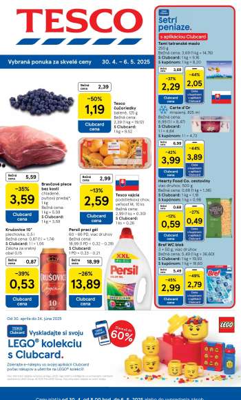 Leták TESCO - 30.4.2025 - 6.5.2025.
