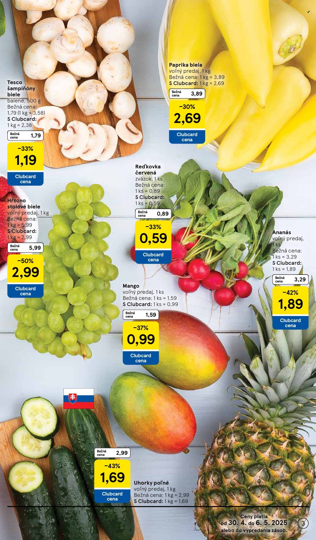 Leták TESCO - 30.4.2025 - 6.5.2025. Strana 3