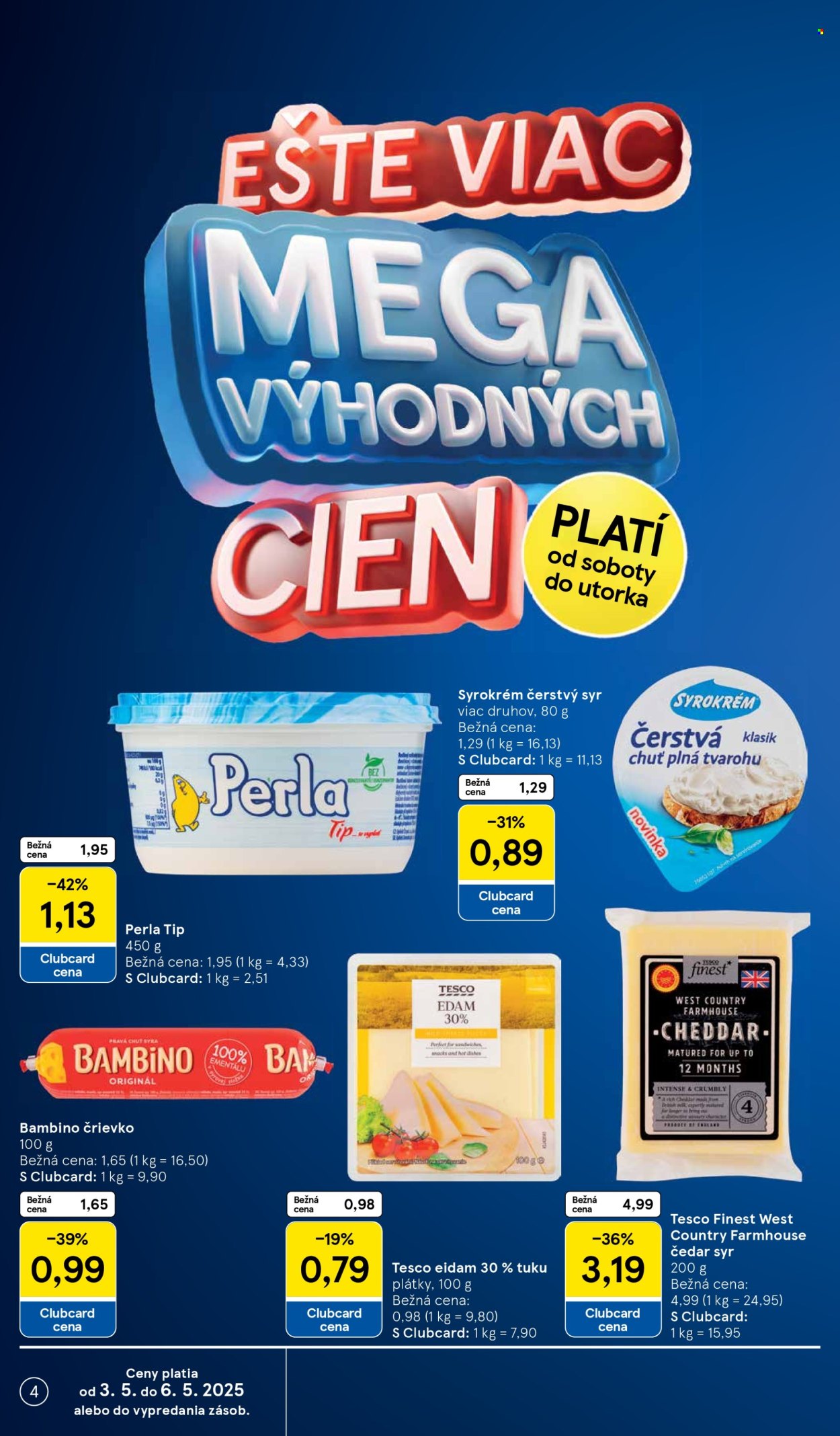 Leták TESCO - 30.4.2025 - 6.5.2025. Strana 4