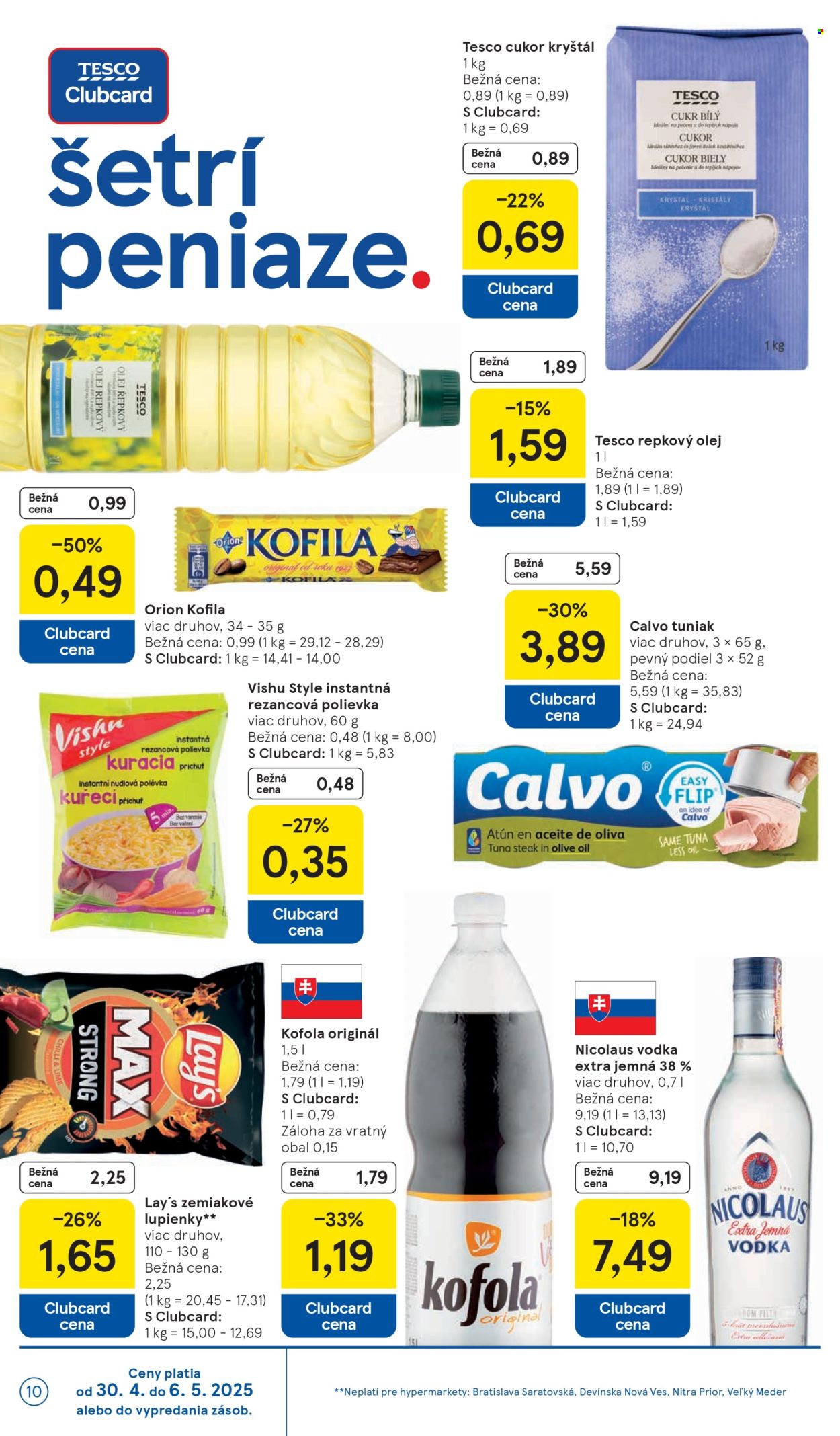 Leták TESCO - 30.4.2025 - 6.5.2025. Strana 10