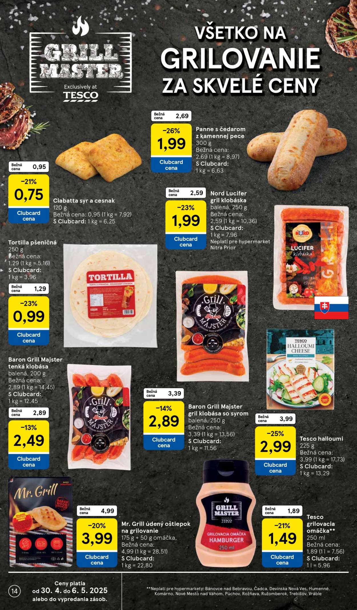 Leták TESCO - 30.4.2025 - 6.5.2025. Strana 14