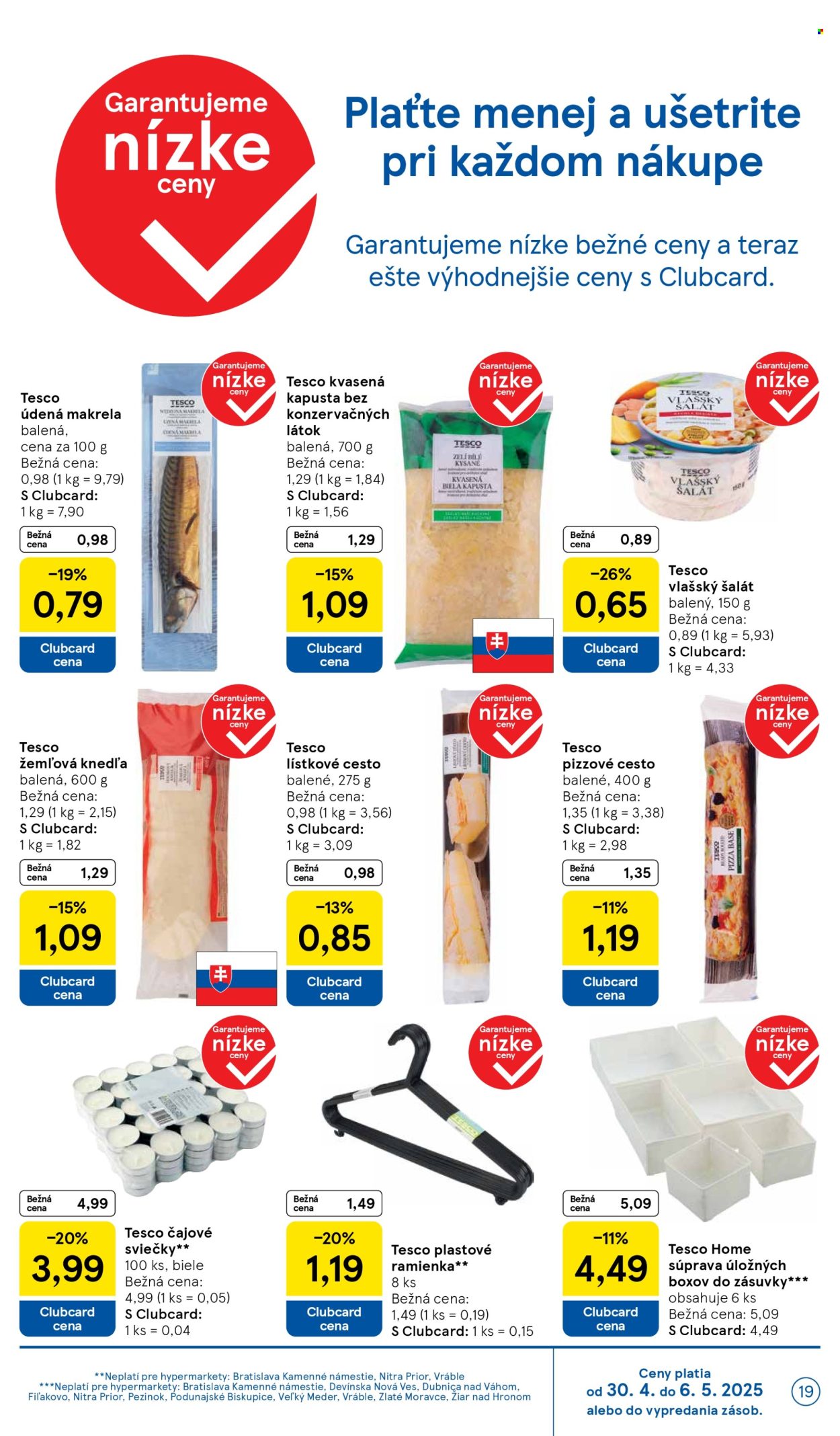 Leták TESCO - 30.4.2025 - 6.5.2025. Strana 19