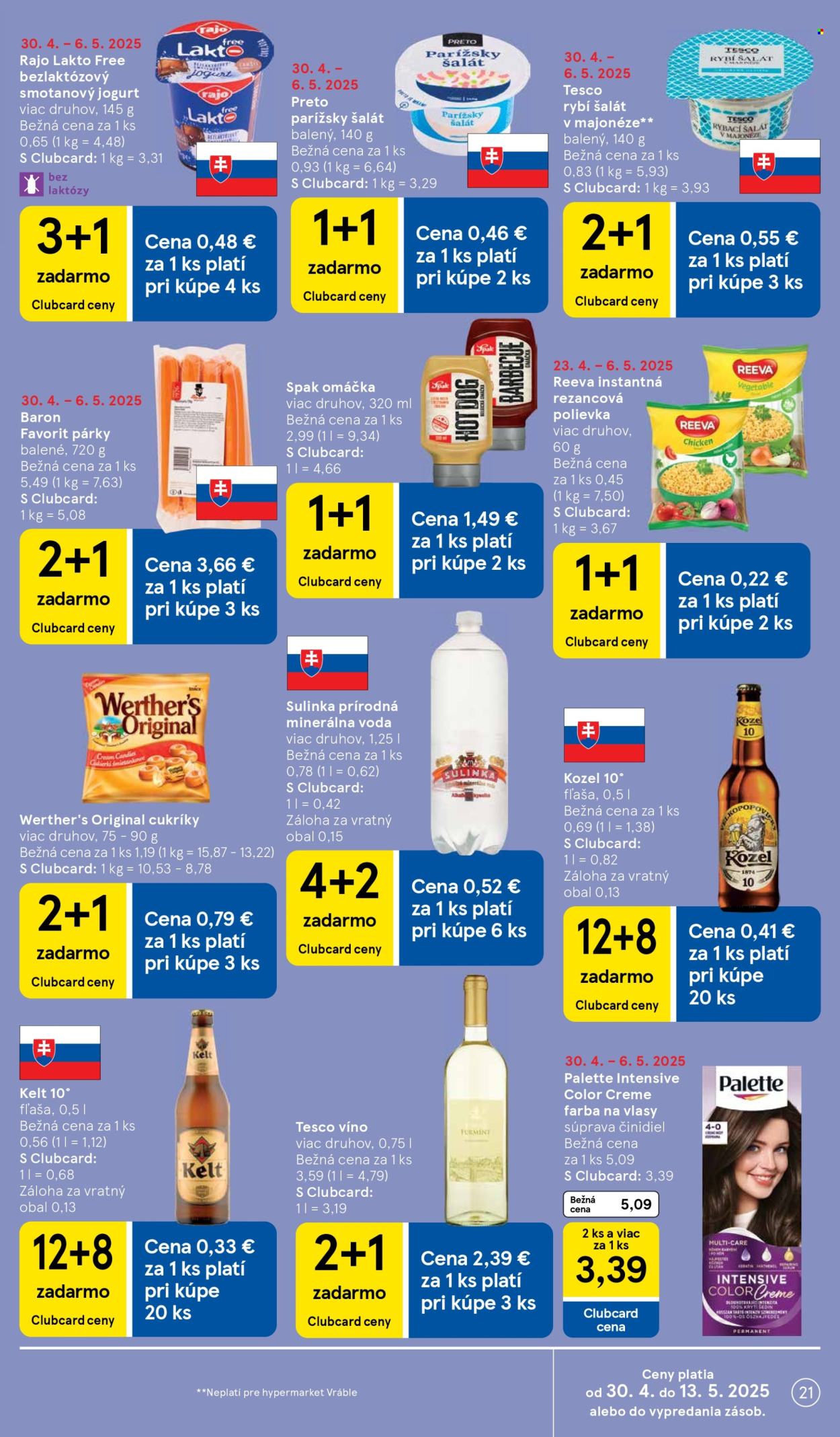 Leták TESCO - 30.4.2025 - 6.5.2025. Strana 21