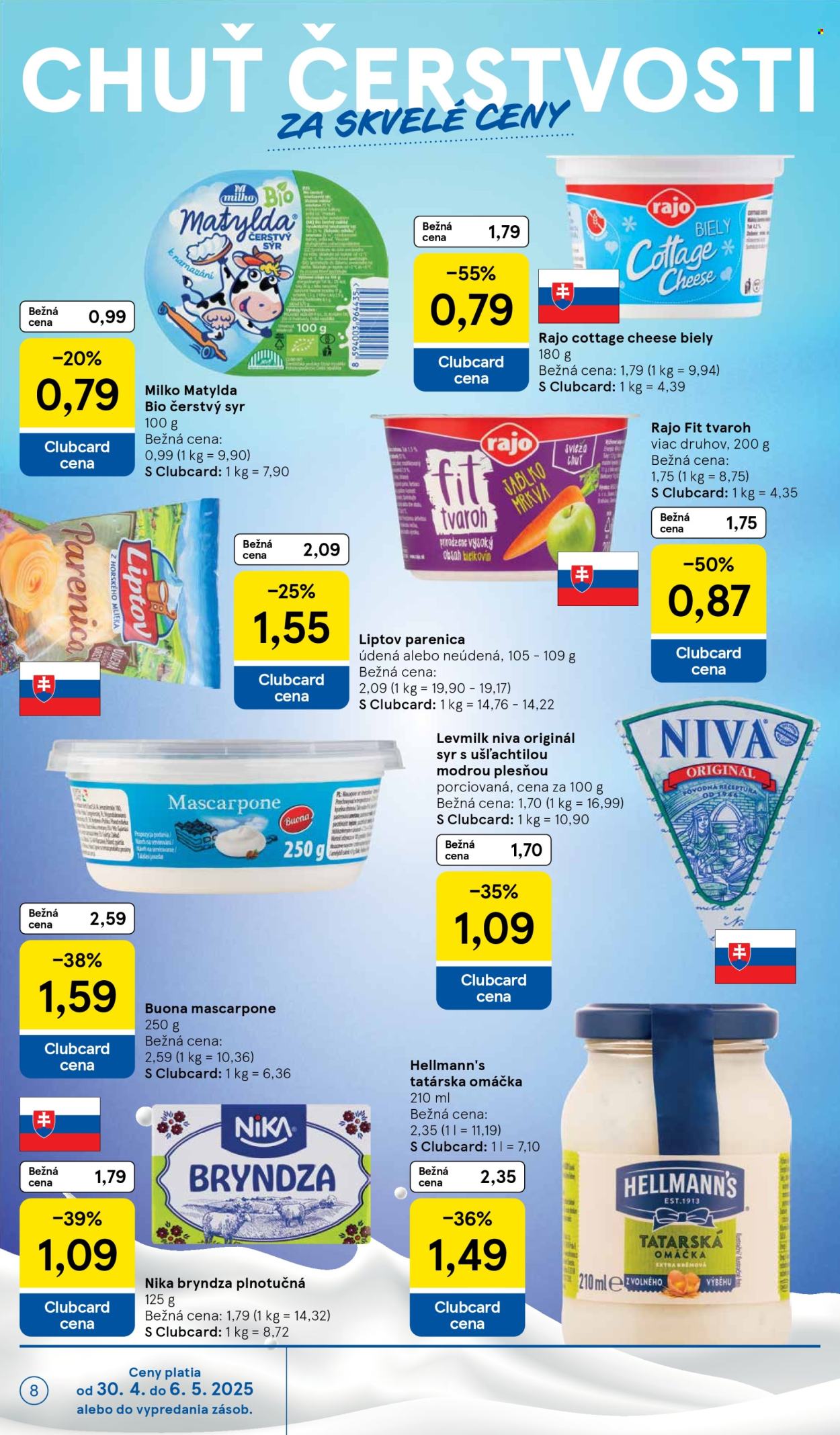 Leták TESCO supermarket - 30.4.2025 - 6.5.2025. Strana 8