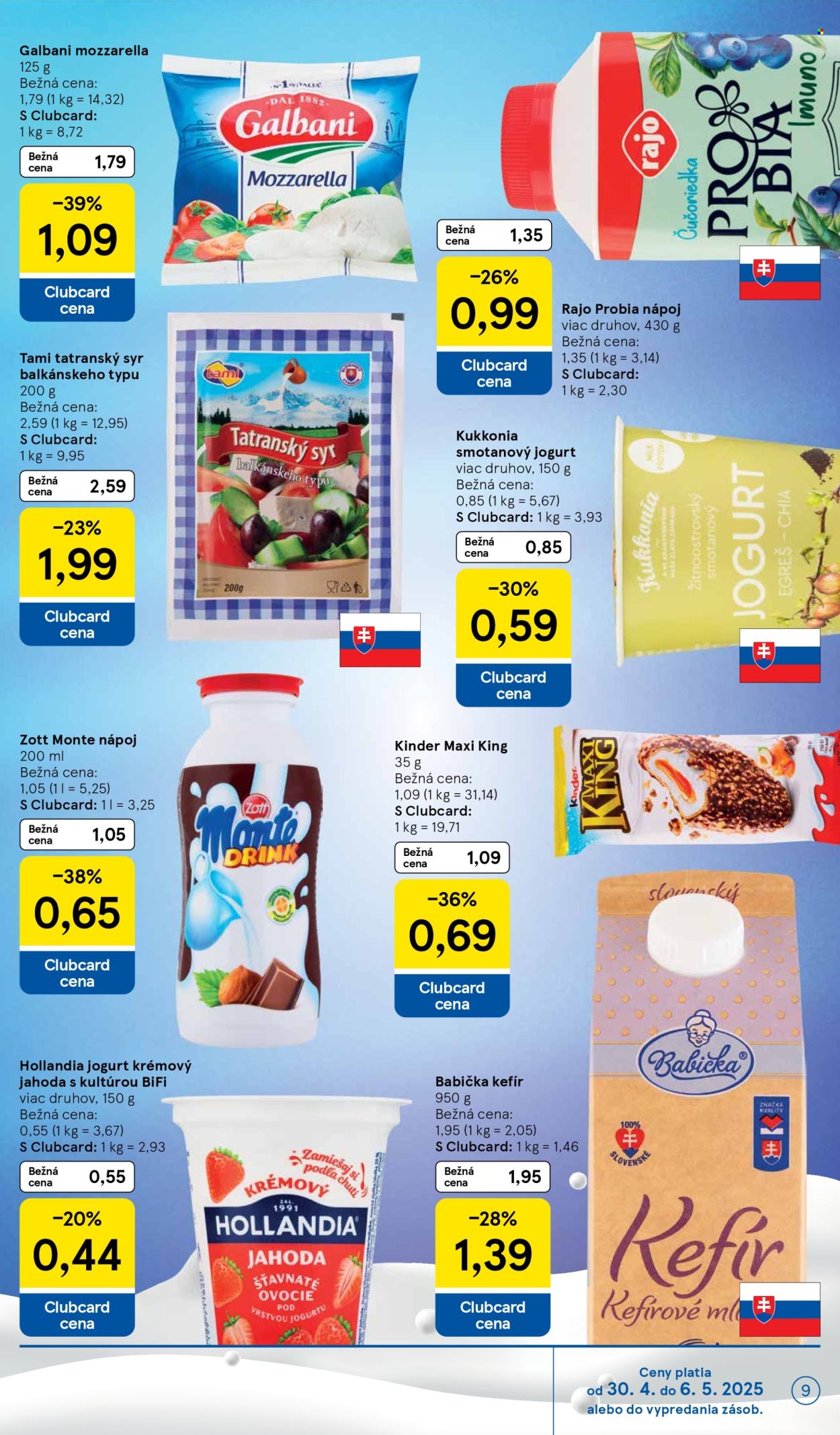Leták TESCO supermarket - 30.4.2025 - 6.5.2025. Strana 9