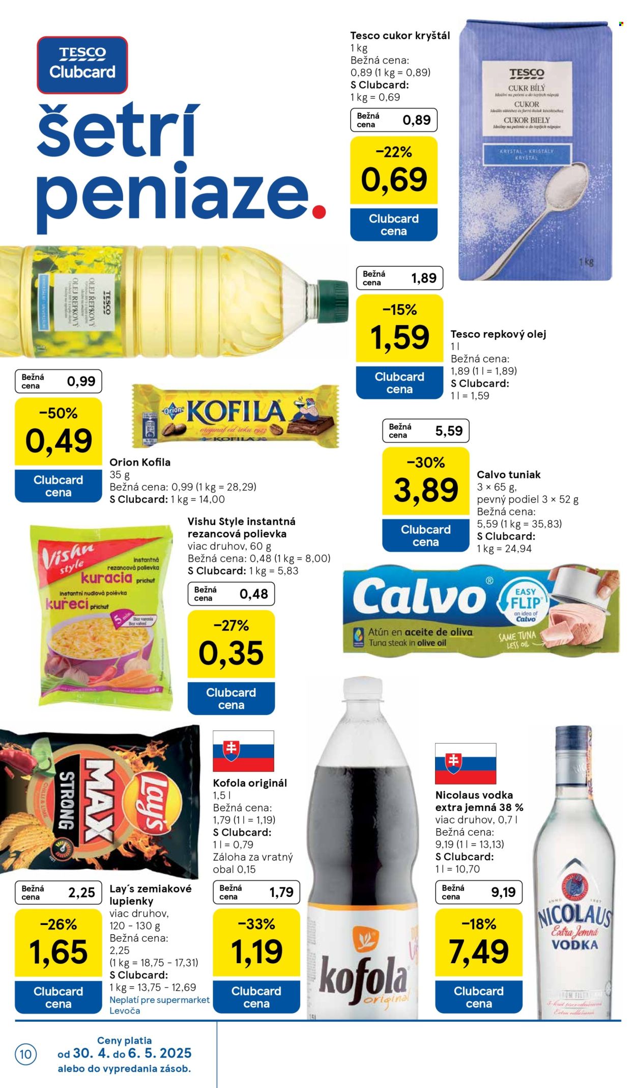 Leták TESCO supermarket - 30.4.2025 - 6.5.2025. Strana 10