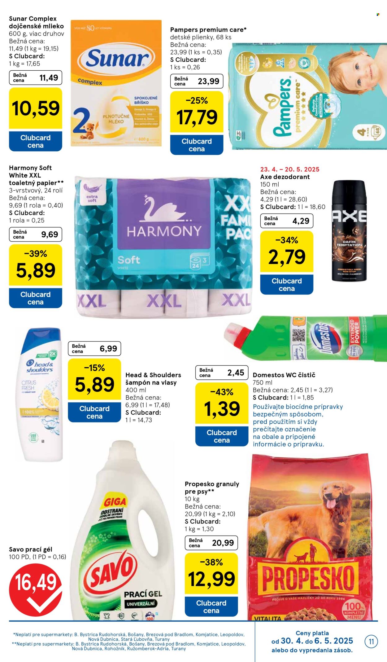 Leták TESCO supermarket - 30.4.2025 - 6.5.2025. Strana 11