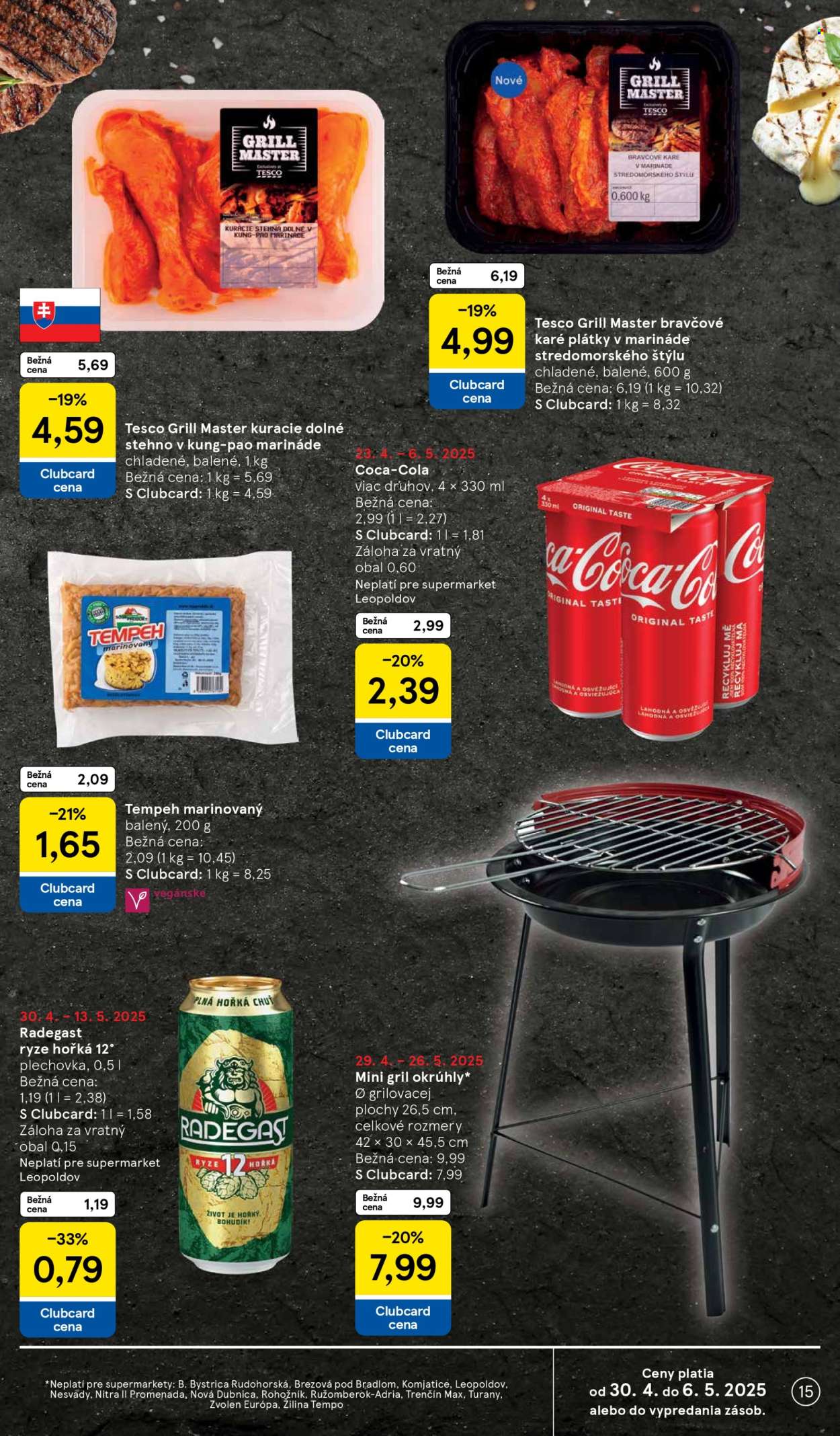 Leták TESCO supermarket - 30.4.2025 - 6.5.2025. Strana 15