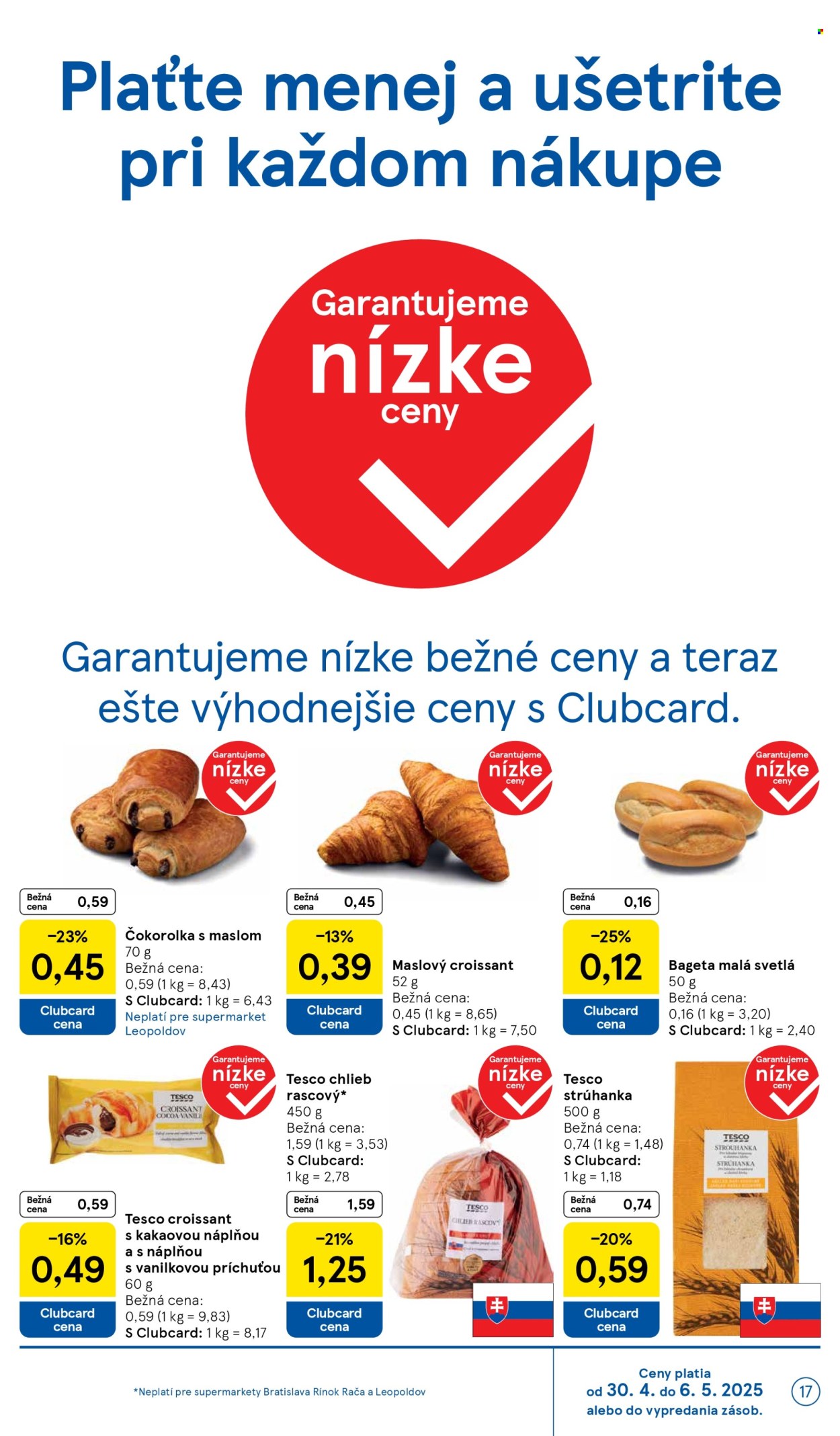 Leták TESCO supermarket - 30.4.2025 - 6.5.2025. Strana 17