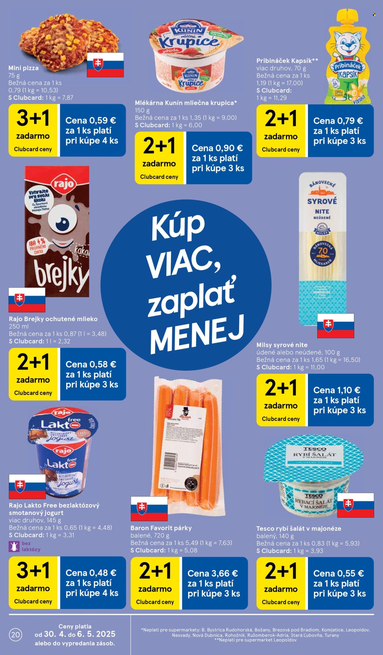Leták TESCO supermarket - 30.4.2025 - 6.5.2025. Strana 20