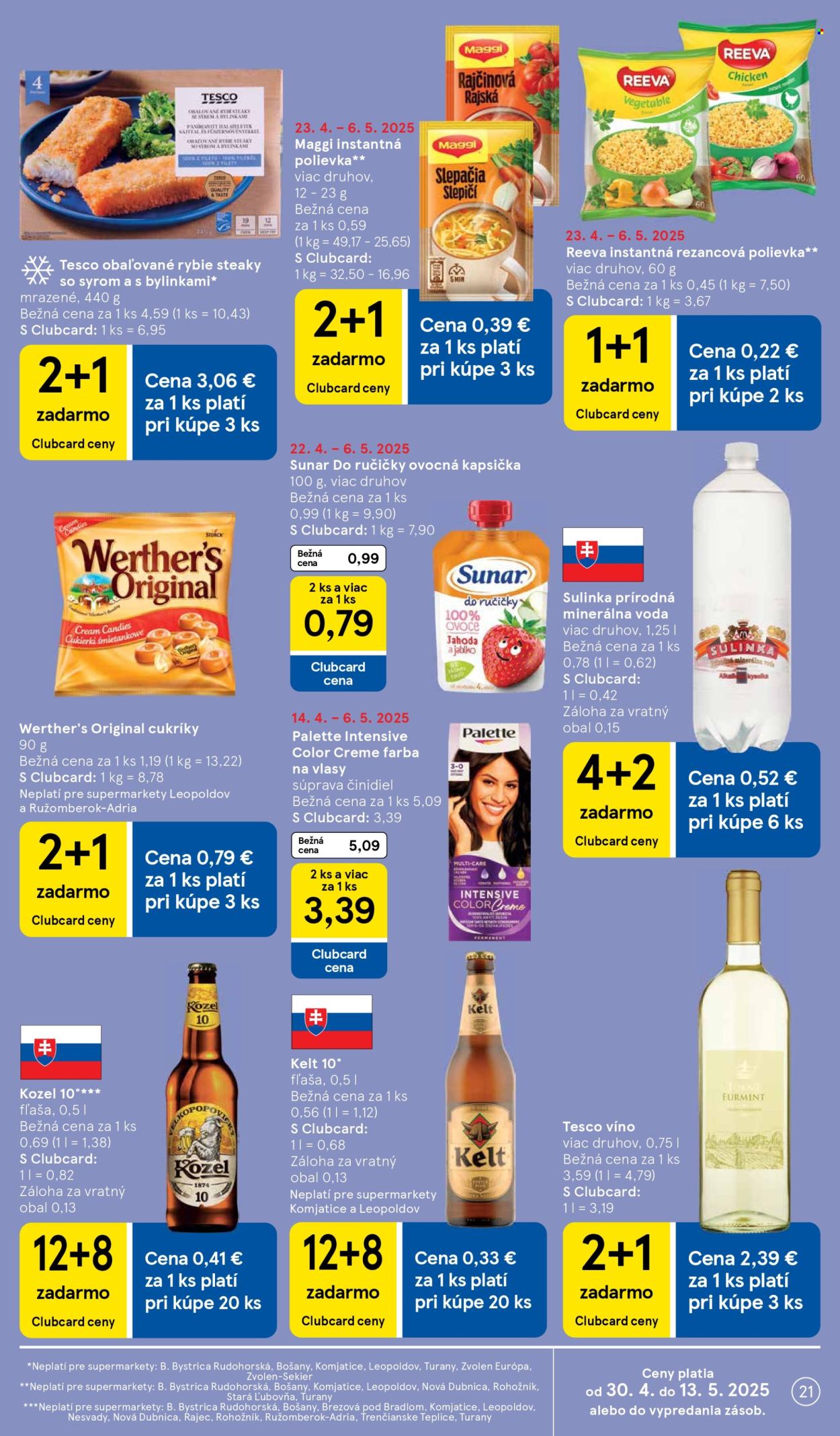 Leták TESCO supermarket - 30.4.2025 - 6.5.2025. Strana 21