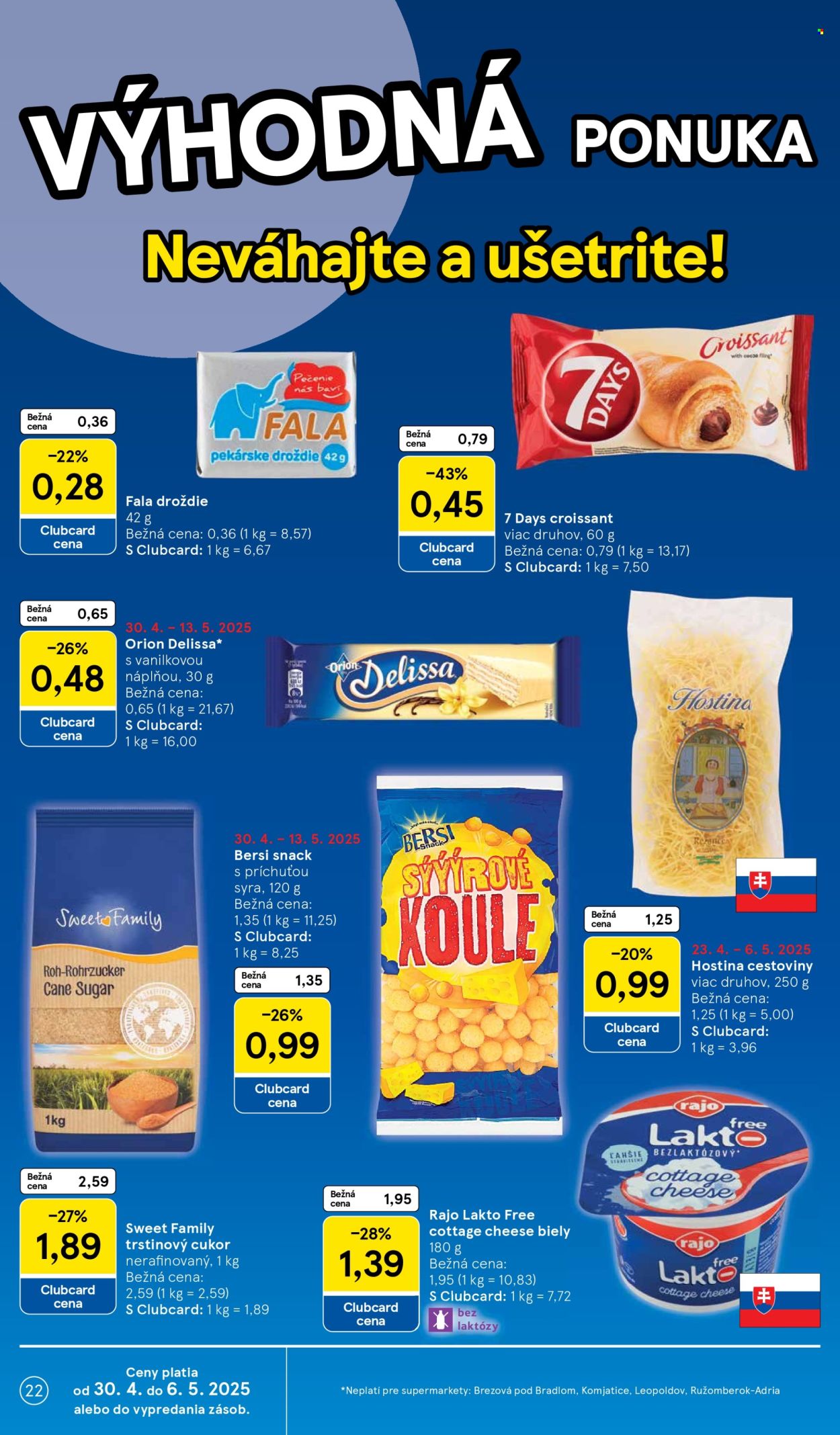 Leták TESCO supermarket - 30.4.2025 - 6.5.2025. Strana 22