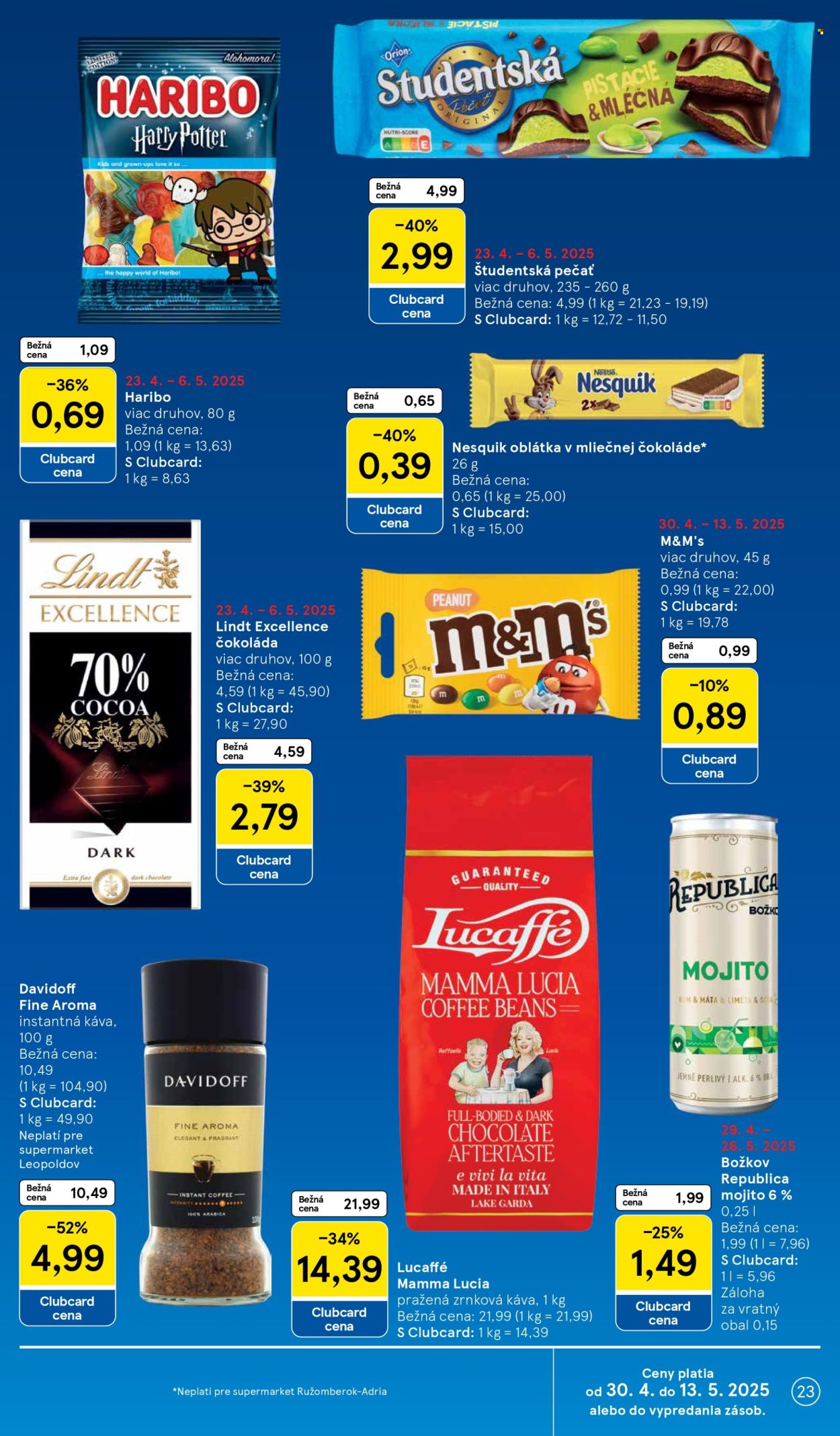 Leták TESCO supermarket - 30.4.2025 - 6.5.2025. Strana 23
