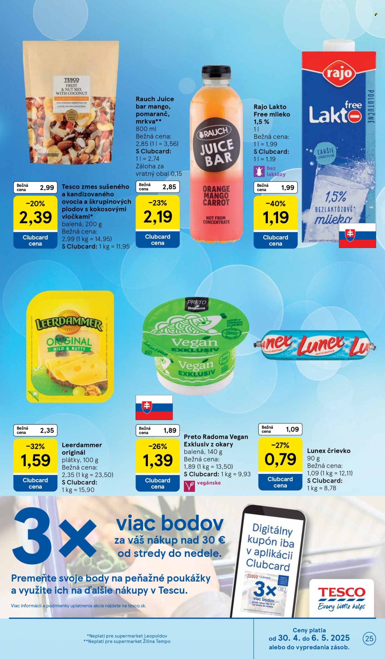 Leták TESCO supermarket - 30.4.2025 - 6.5.2025. Strana 25