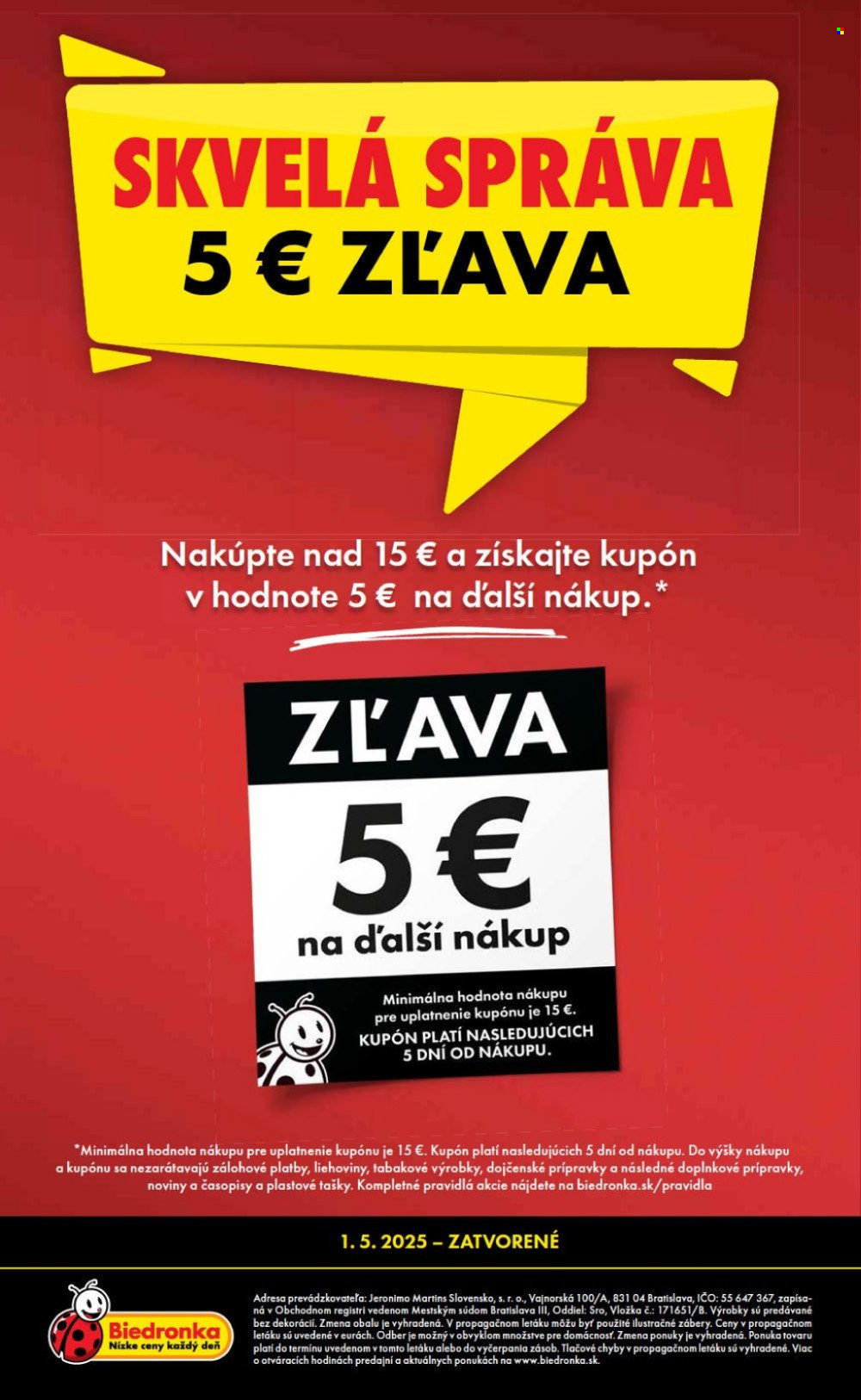 Leták Biedronka - 28.4.2025 - 4.5.2025. Strana 48
