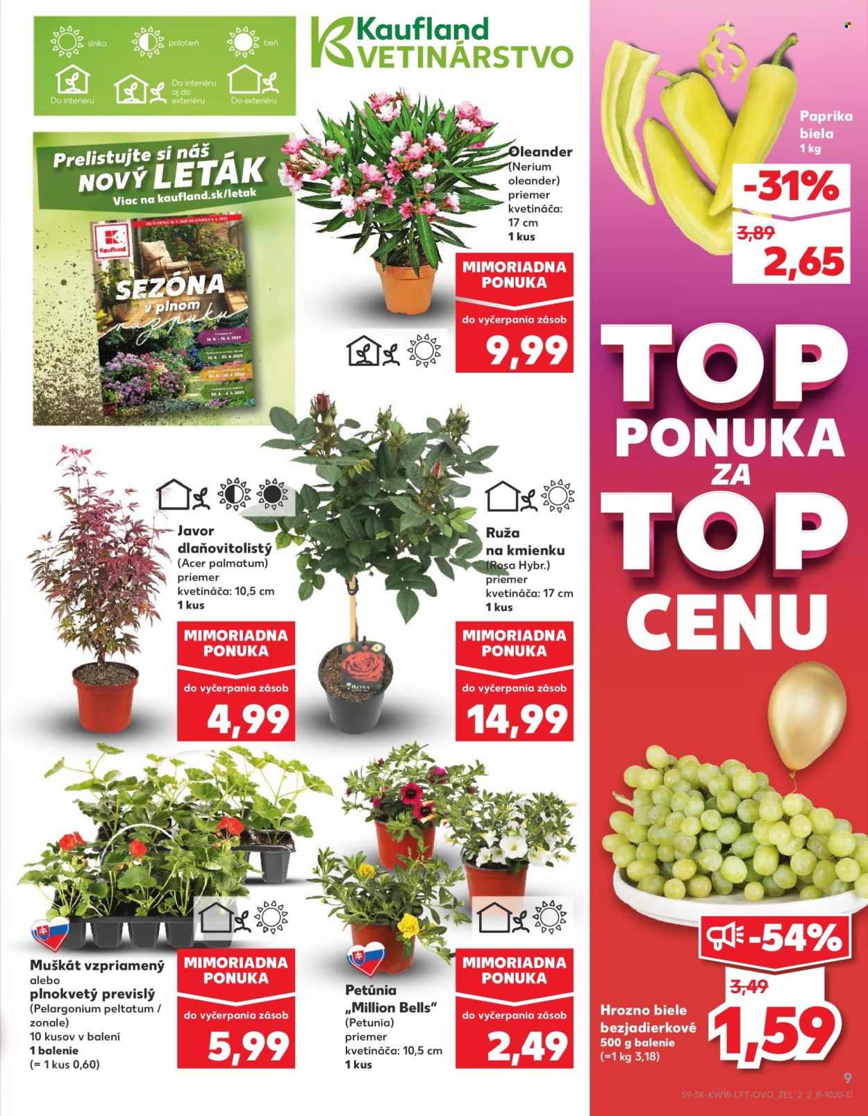 Leták Kaufland - 30.4.2025 - 6.5.2025. Strana 9