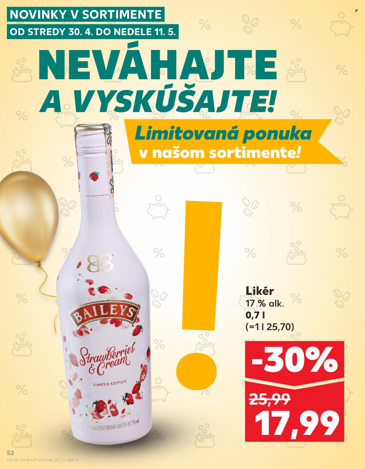 Leták Kaufland - 30.4.2025 - 6.5.2025. Strana 52