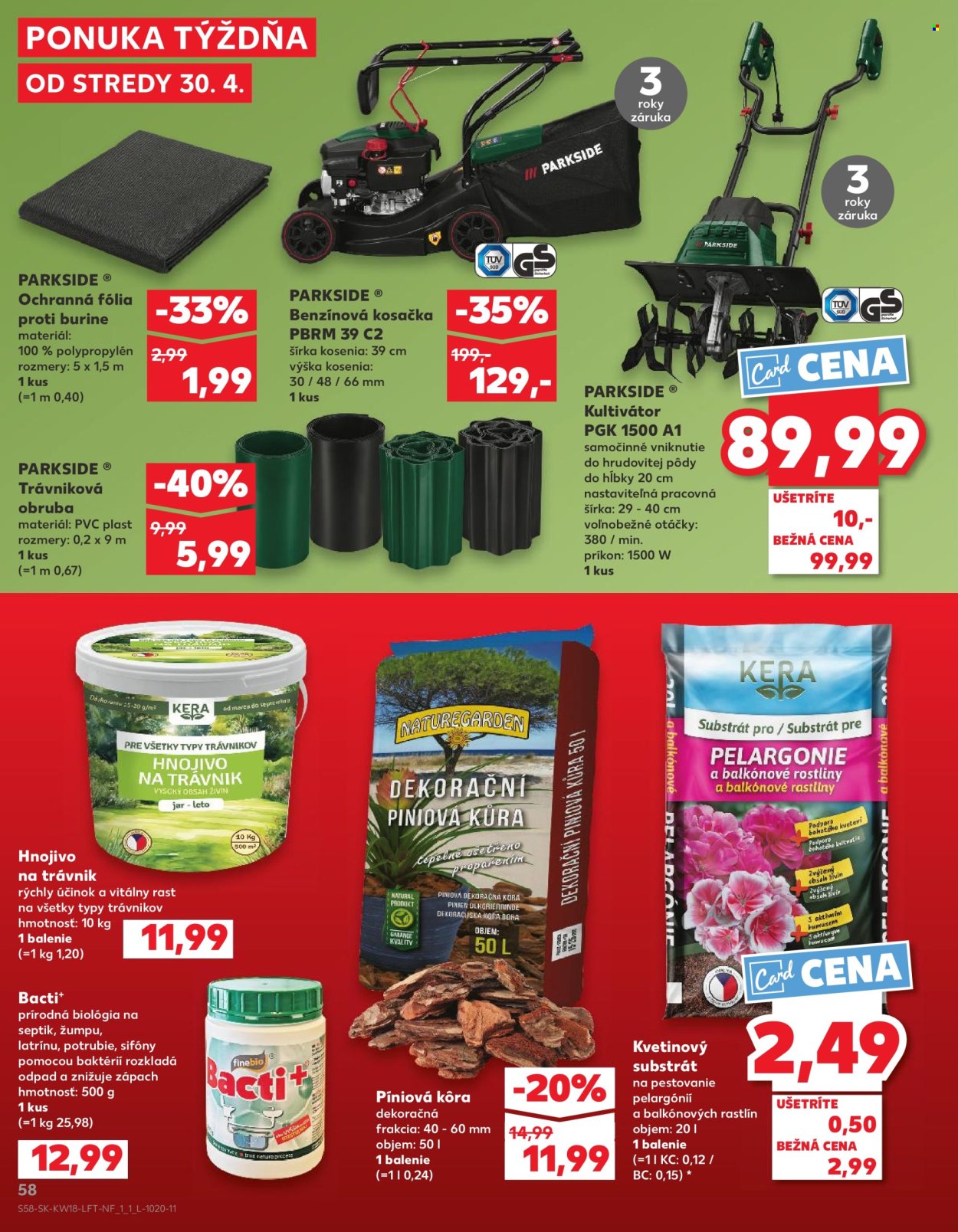 Leták Kaufland - 30.4.2025 - 6.5.2025. Strana 58