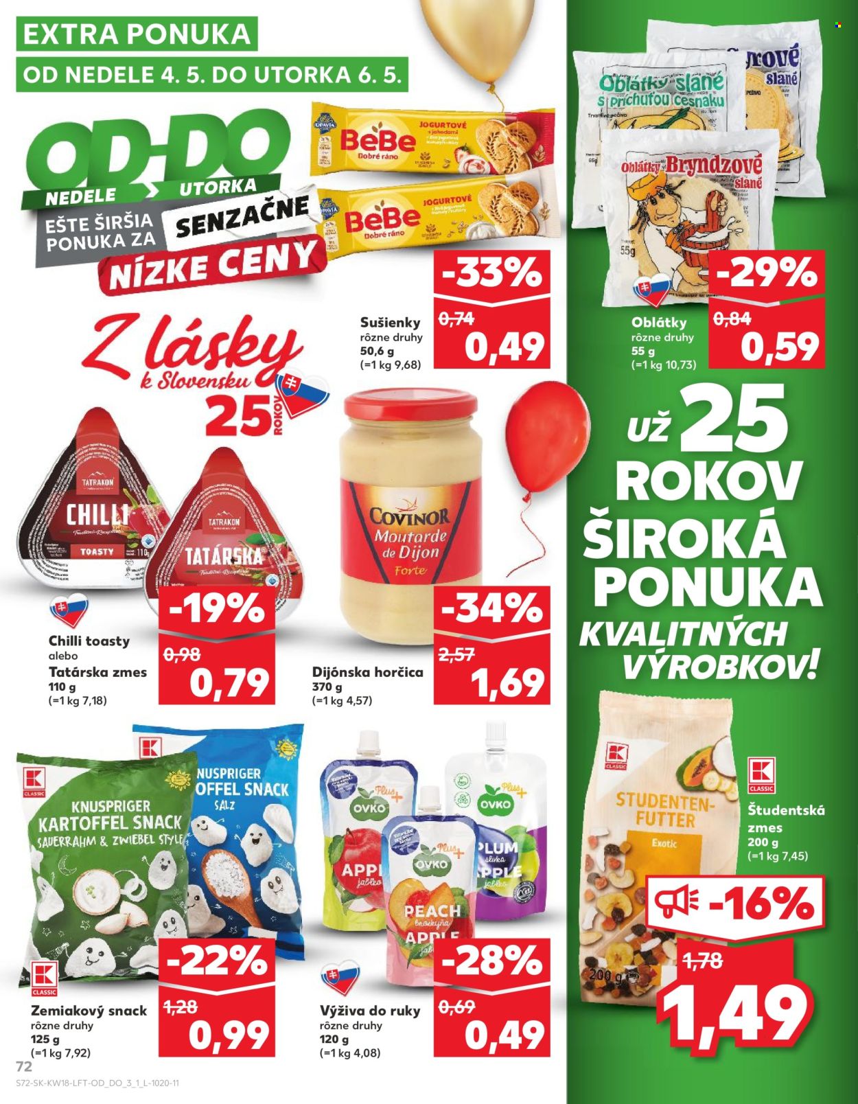 Leták Kaufland - 30.4.2025 - 6.5.2025. Strana 72