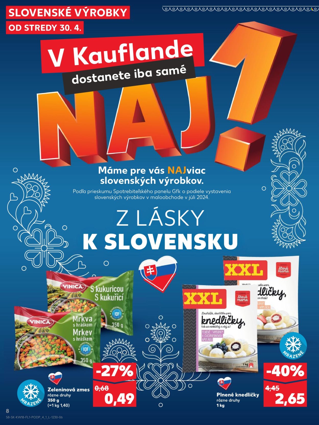 Leták Kaufland - 30.4.2025 - 6.5.2025. Strana 8
