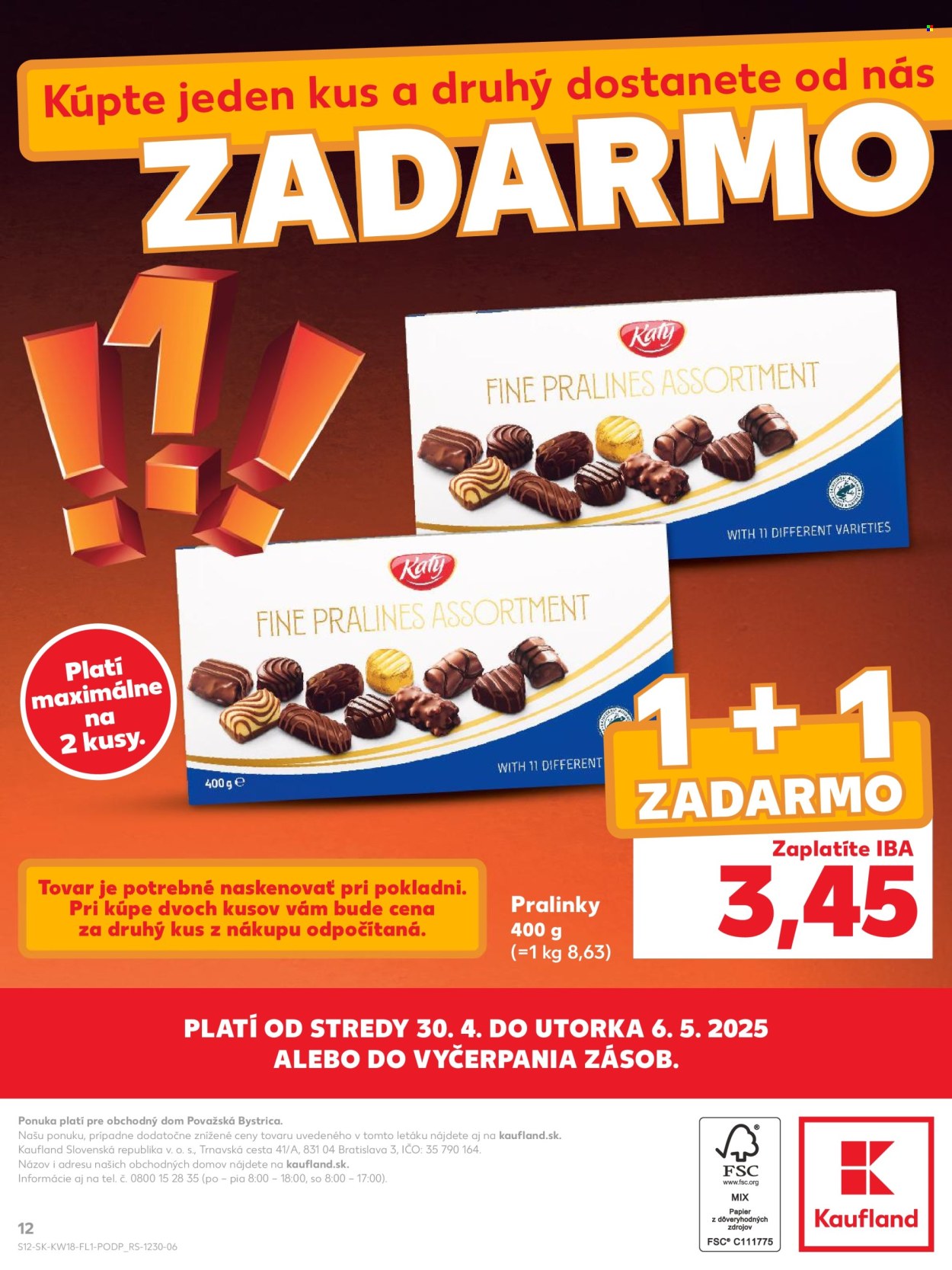 Leták Kaufland - 30.4.2025 - 6.5.2025. Strana 12
