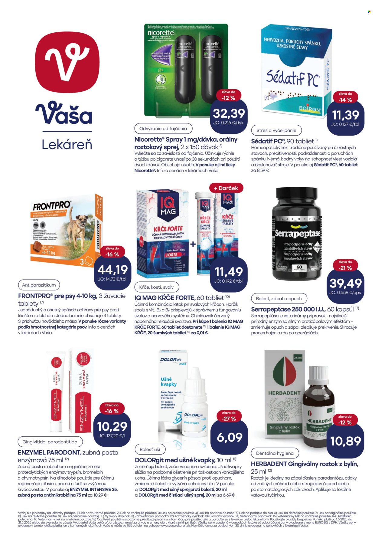 Leták Vaša lekáreň - 1.5.2025 - 31.5.2025. Strana 12