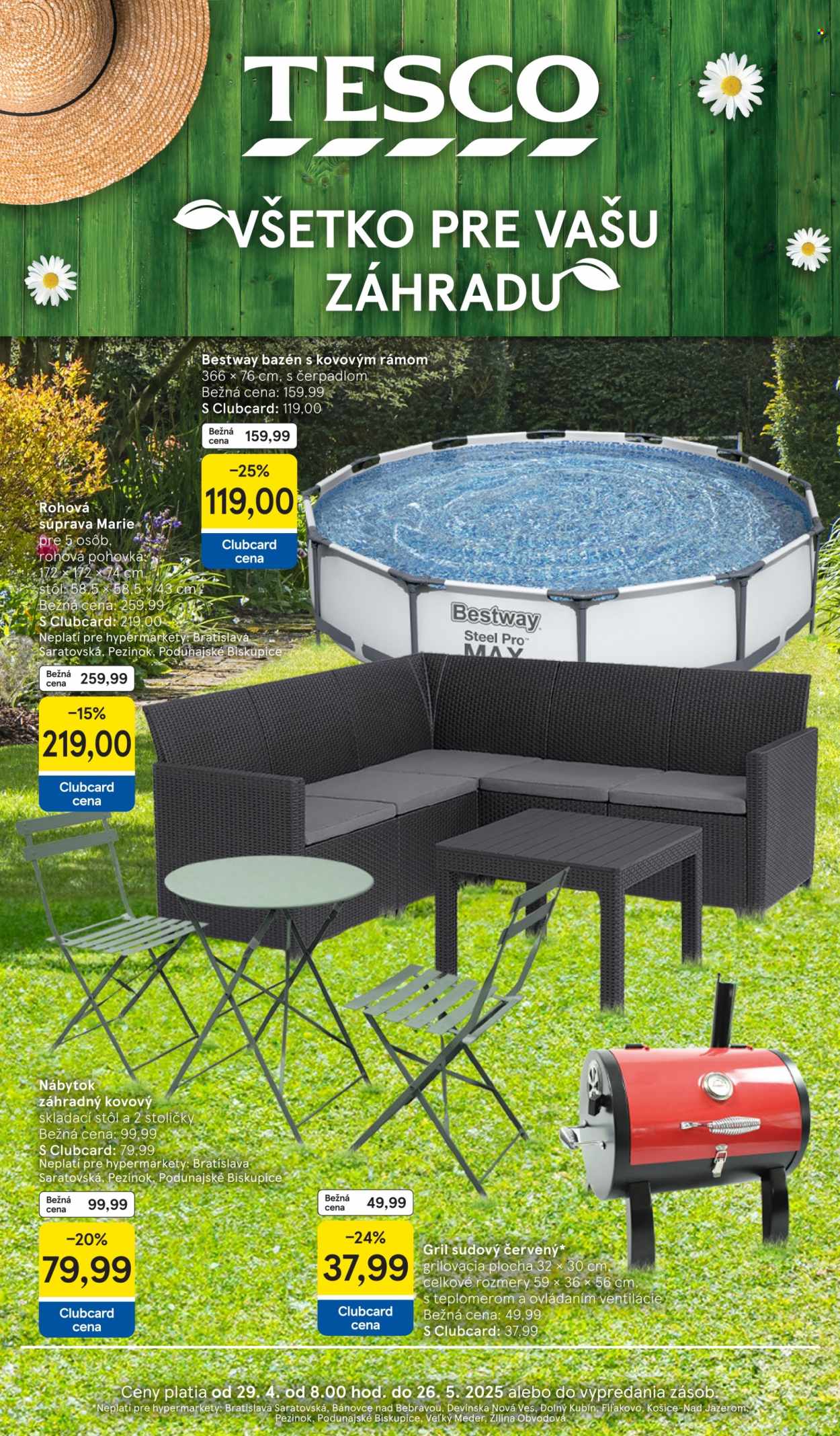 Leták TESCO - 29.4.2025 - 26.5.2025. Strana 1