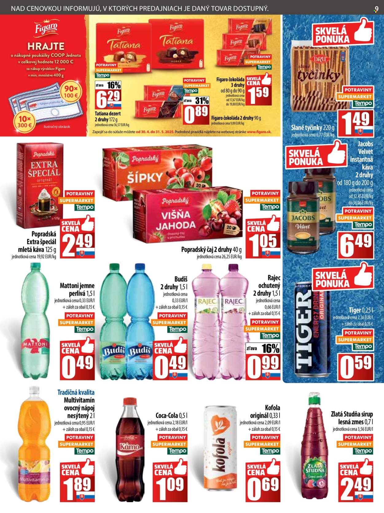 Leták COOP Jednota - 30.4.2025 - 7.5.2025. Strana 9